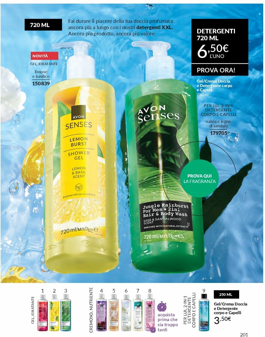 avon - Volantino Avon valido dal 01/09 al 30/09 - page: 201