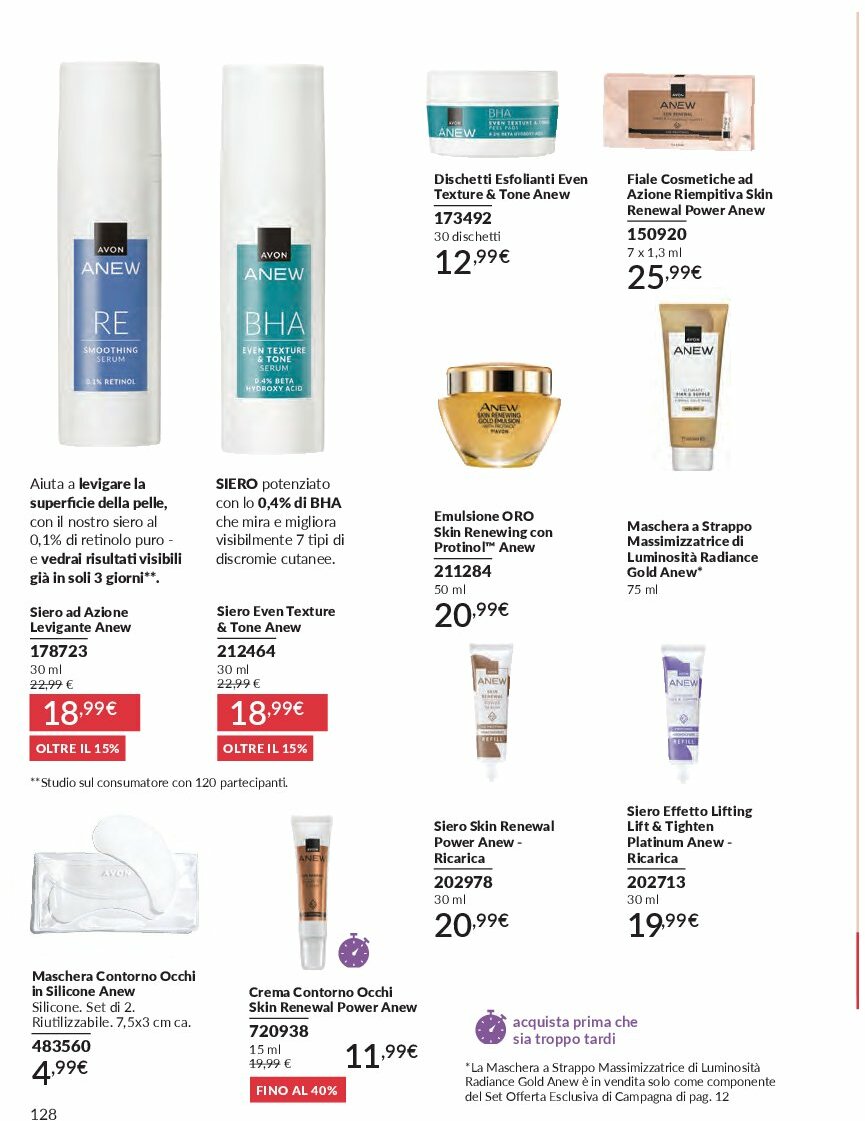 avon - Volantino Avon valido dal 01/09 al 30/09 - page: 128