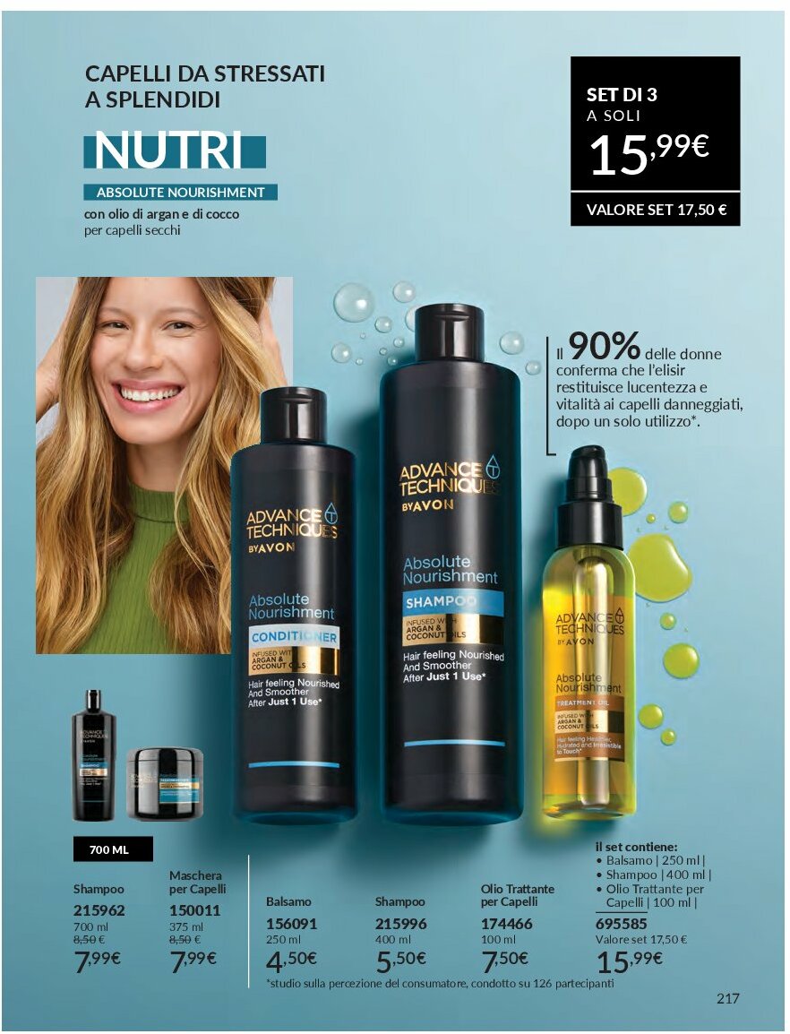 avon - Volantino Avon valido dal 01/09 al 30/09 - page: 217
