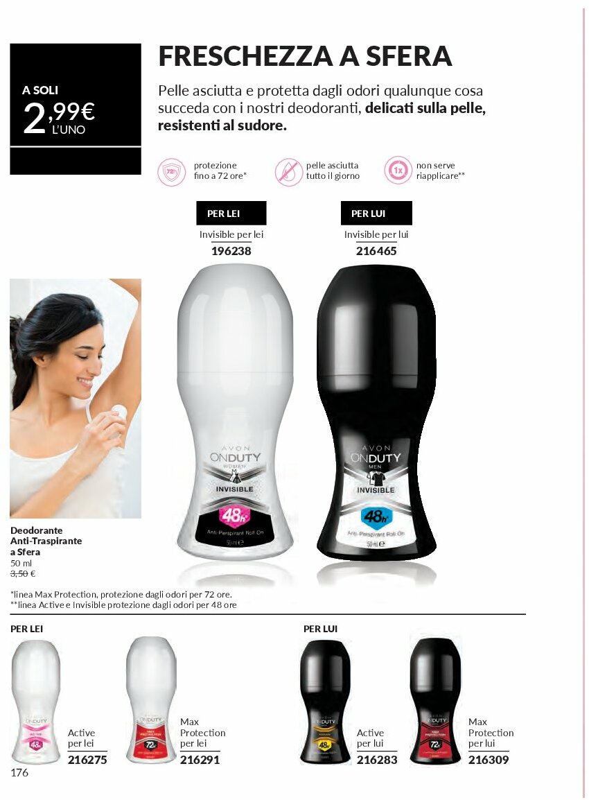 avon - Volantino Avon valido dal 01/09 al 30/09 - page: 176