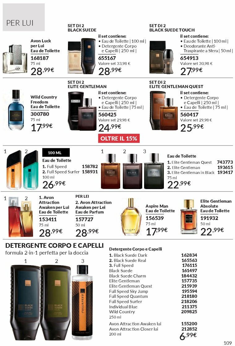 avon - Volantino Avon valido dal 01/09 al 30/09 - page: 109