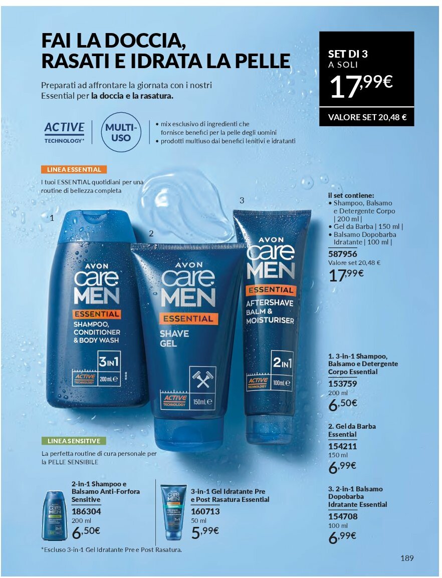 avon - Volantino Avon valido dal 01/09 al 30/09 - page: 189
