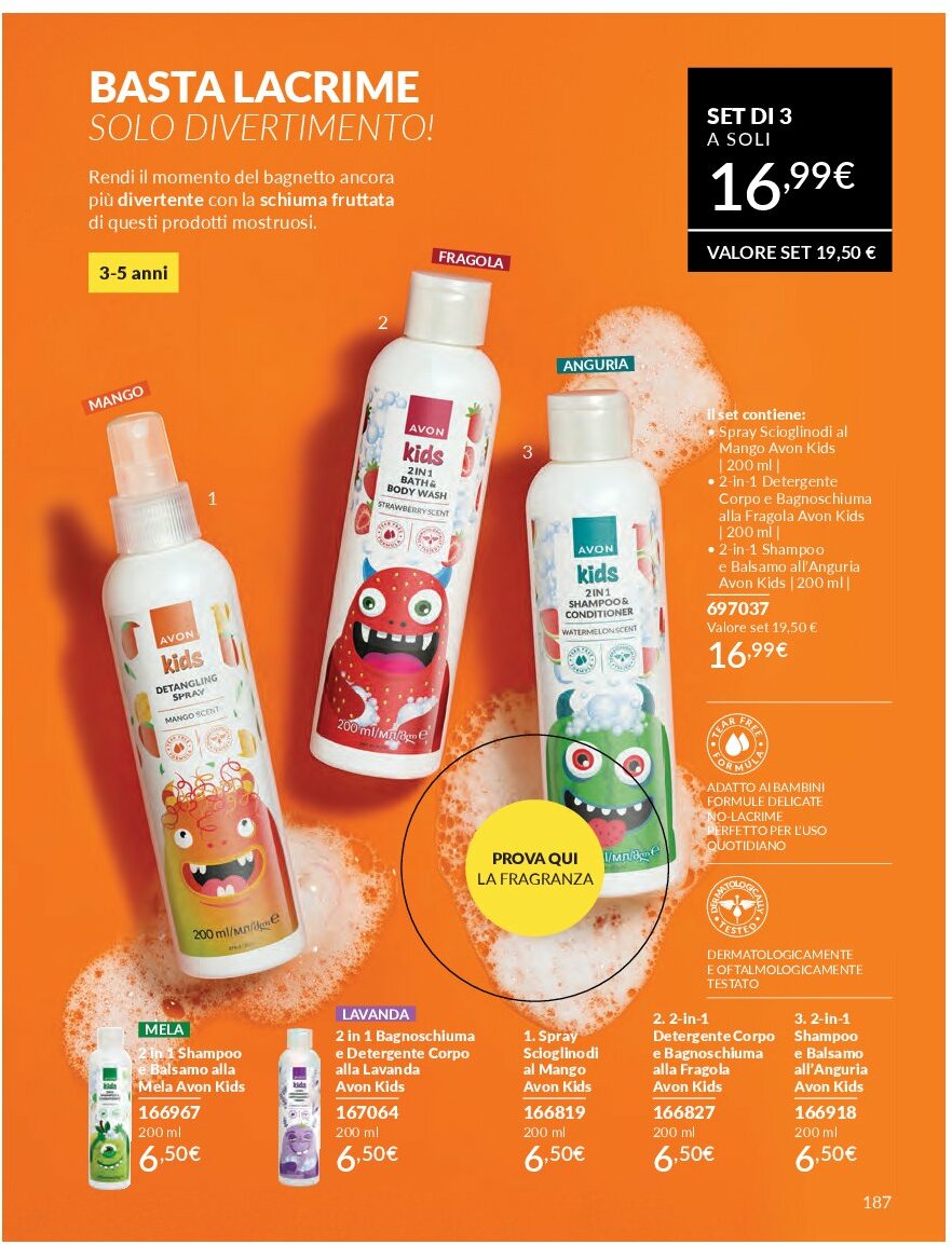 avon - Volantino Avon valido dal 01/09 al 30/09 - page: 187