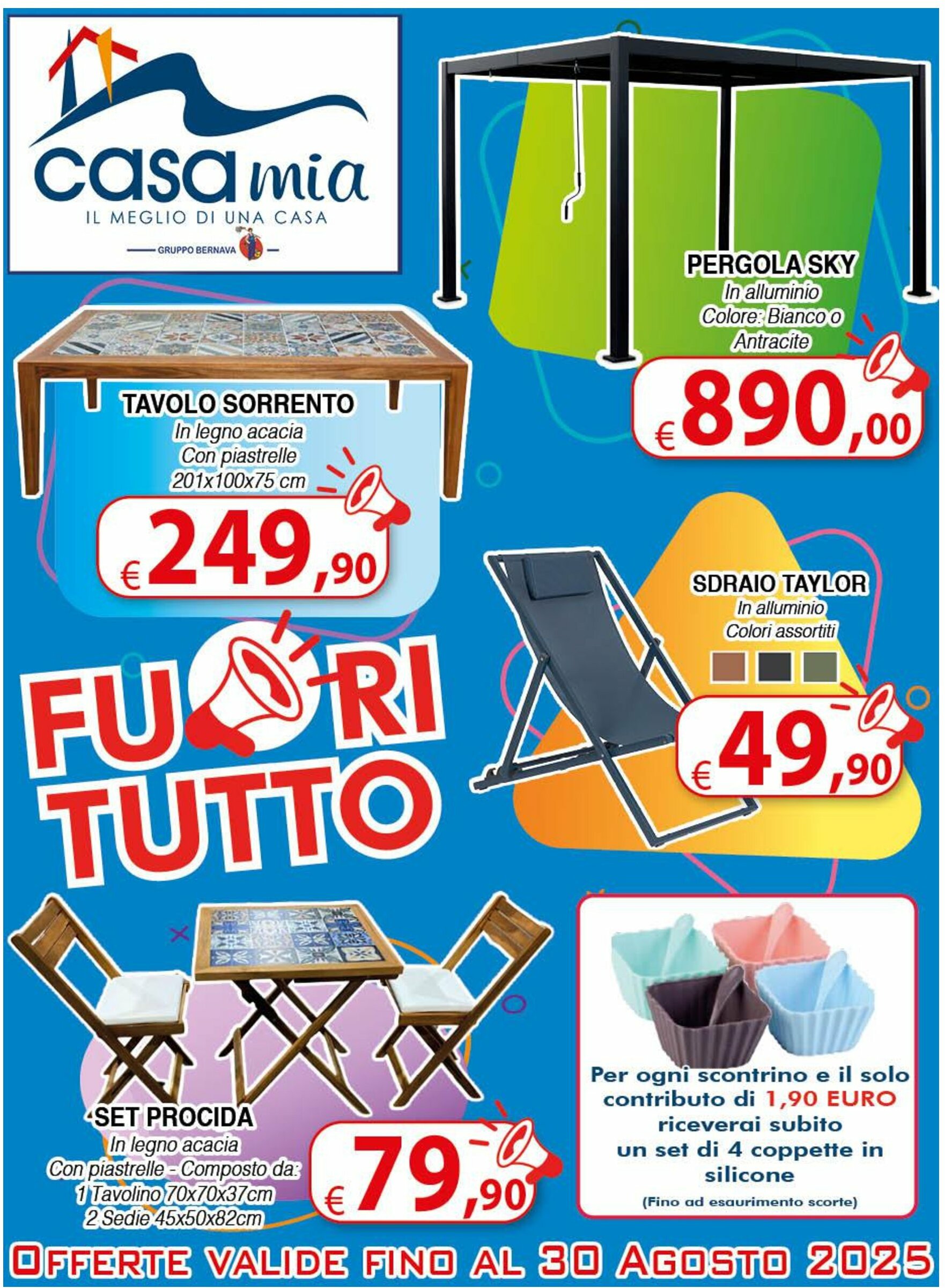 bernava - Volantino Bernava - Casa mia valido dal 01/08 al 30/08 - page: 1