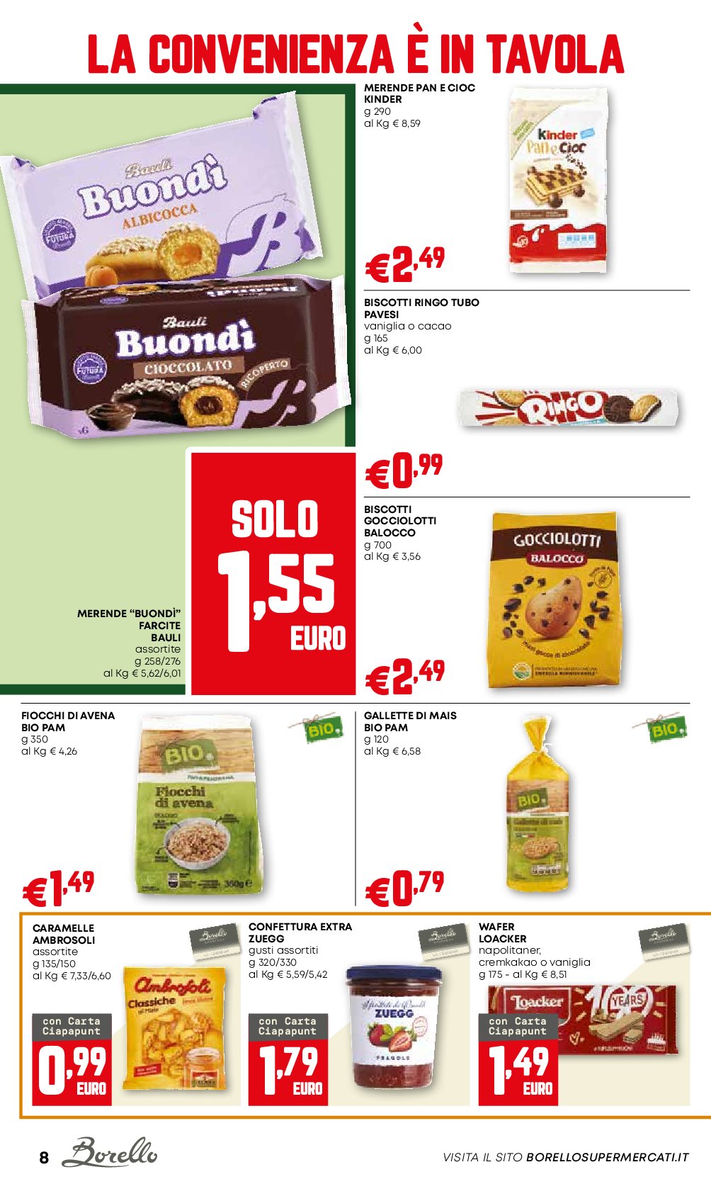 borello - Volantino Borello valido dal 28/08 al 10/09 - page: 8