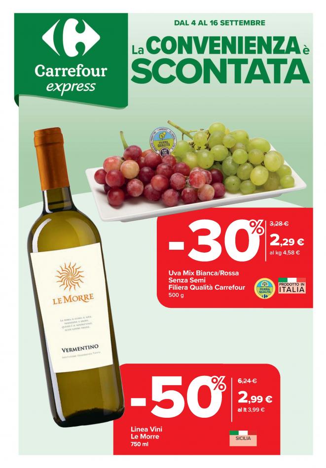 carrefour-express - Volantino Carrefour Express valido dal 04/09 al 16/09