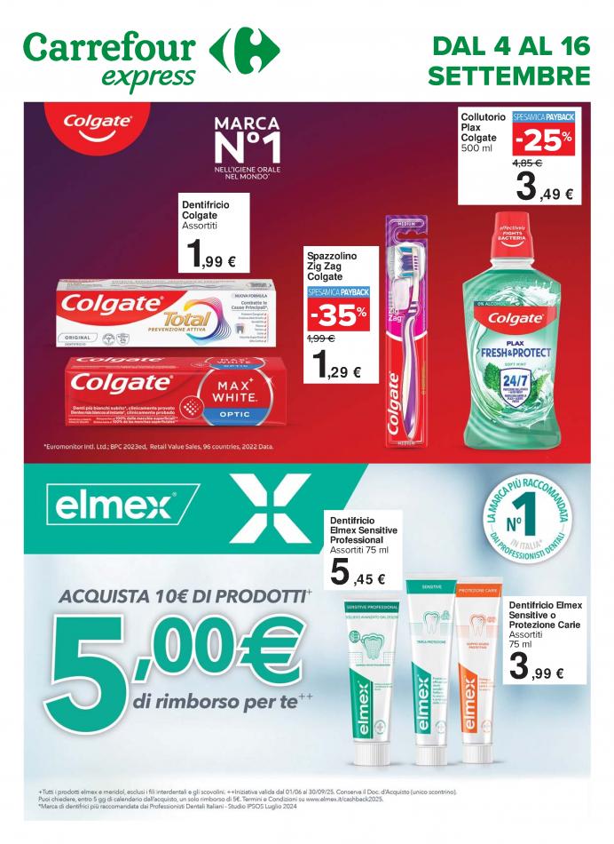 carrefour-express - Volantino Carrefour Express - Speciale offerte imperdibili valido dal 04/09 al 16/09