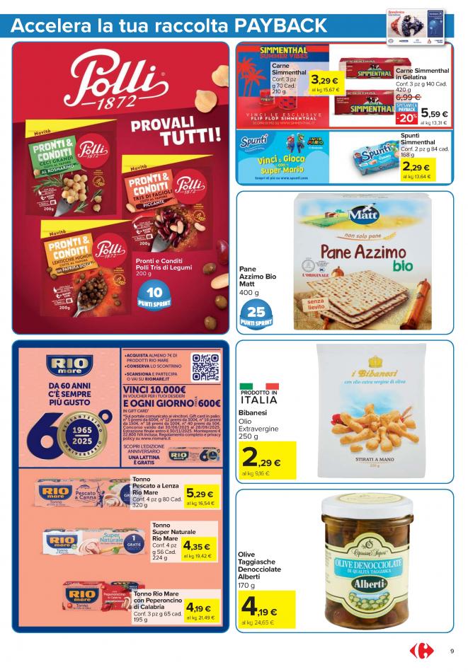 carrefour-market - Volantino Carrefour Market - Punti Sprint Payback valido dal 07/08 al 20/08 - page: 9