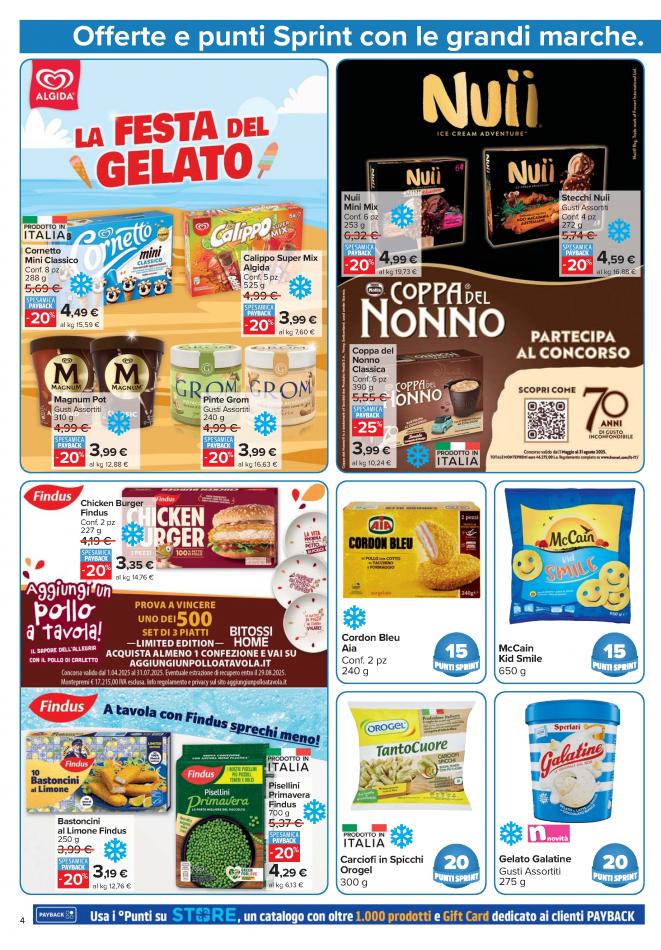 carrefour-market - Volantino Carrefour Market - Punti Sprint Payback valido dal 07/08 al 20/08 - page: 4