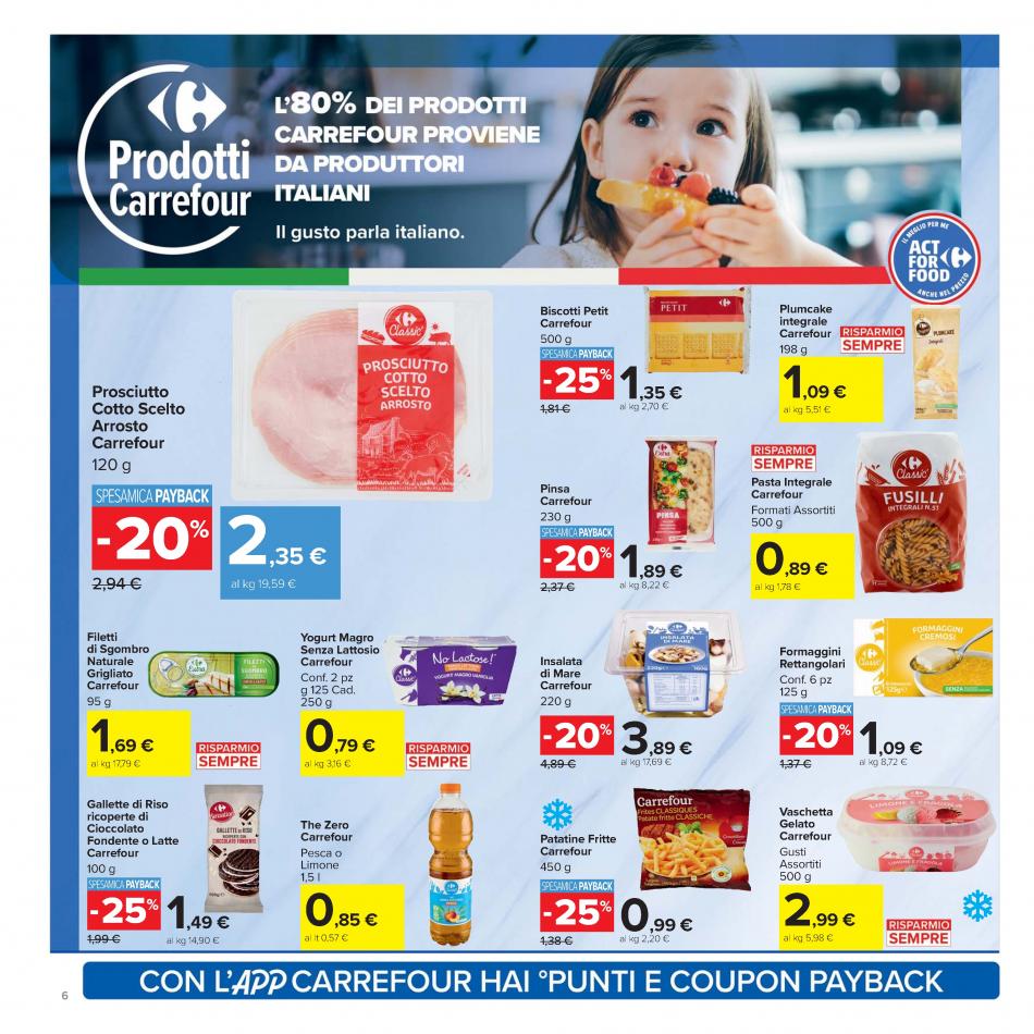 carrefour-market - Volantino Carrefour Market - Sconti fino al 50% valido dal 21/08 al 04/09 - page: 6
