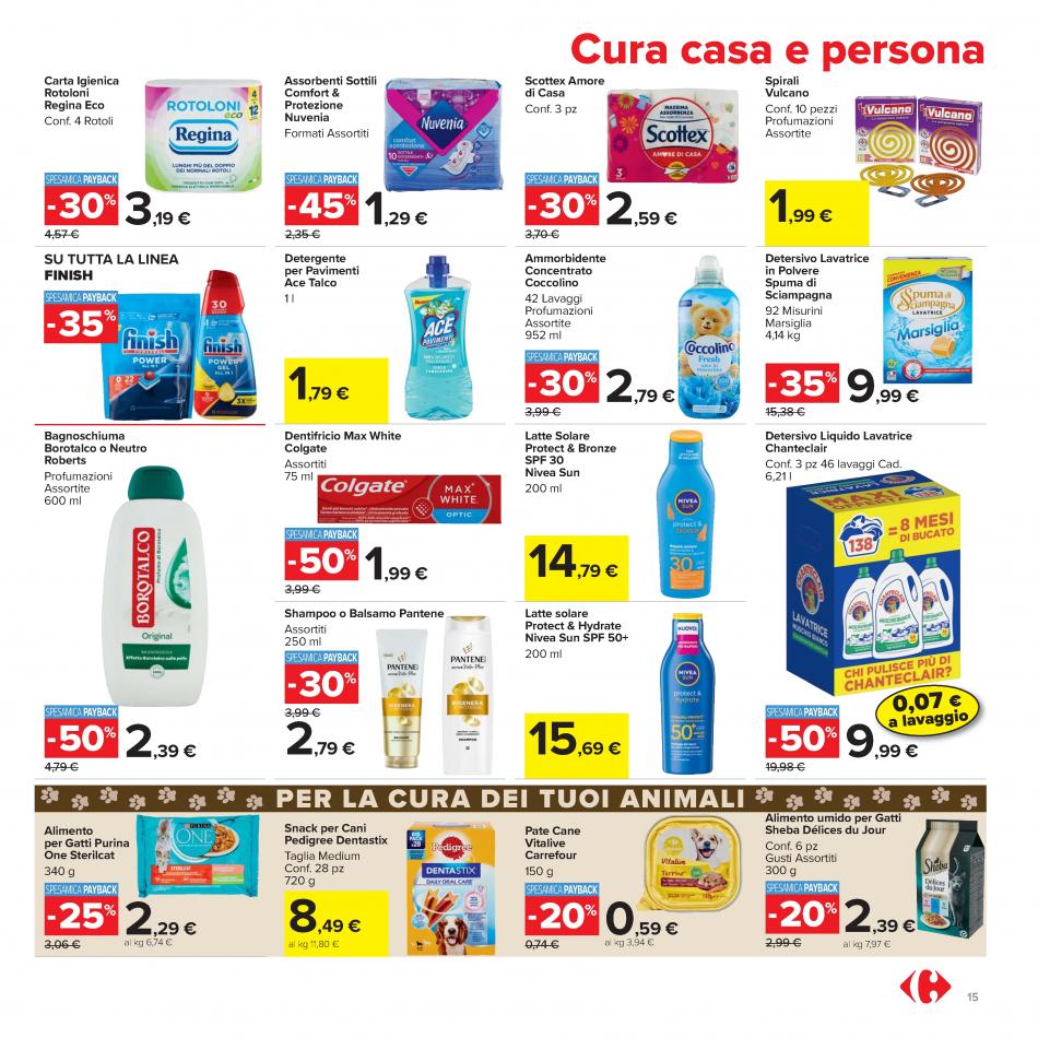 carrefour-market - Volantino Carrefour Market - Sconti fino al 50% valido dal 21/08 al 04/09 - page: 15