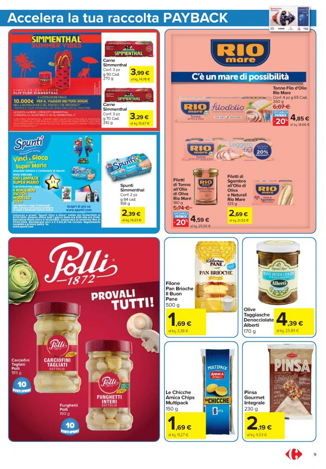 carrefour-market - Volantino Carrefour Market - Punti Sprint Payback valido dal 21/08 al 04/09 - page: 9