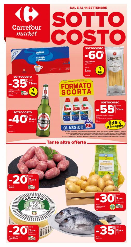 carrefour-market - Volantino Carrefour Market valido dal 05/09 al 14/09 - page: 1