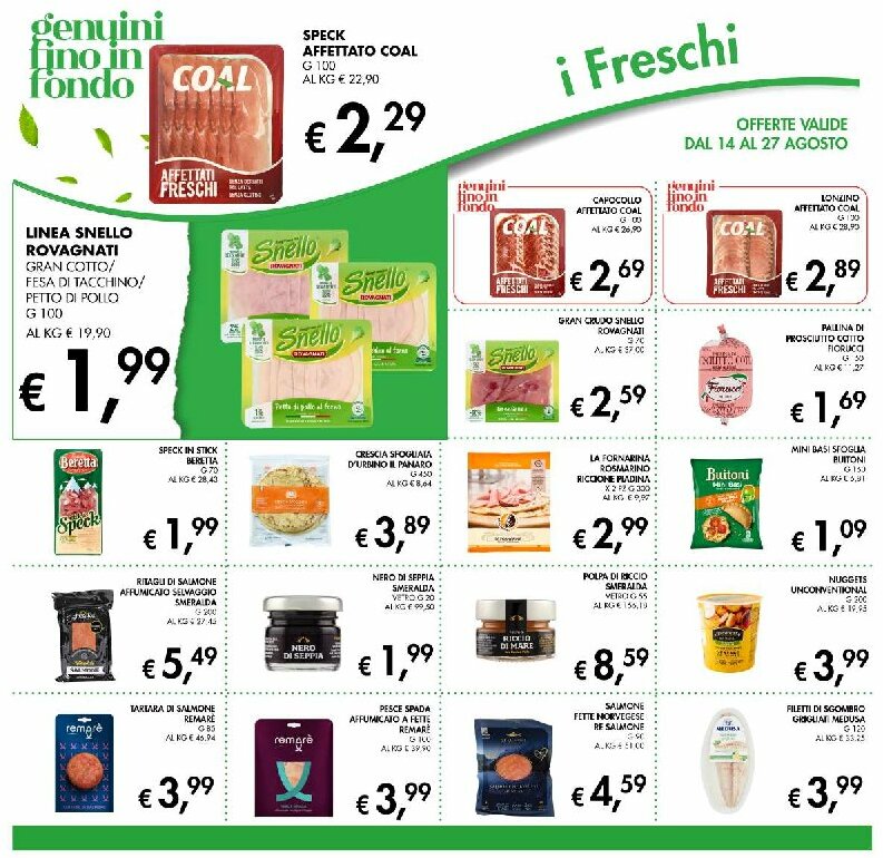 coal - Volantino Coal il Market Plus valido dal 14/08 al 27/08 - page: 12