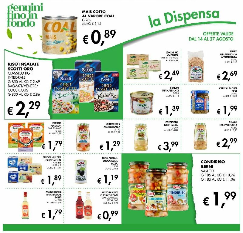 coal - Volantino Coal il Market Plus valido dal 14/08 al 27/08 - page: 22