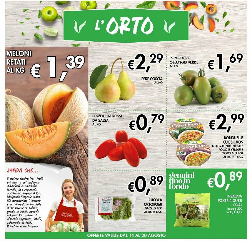 coal - Volantino Coal il Market Plus valido dal 14/08 al 27/08 - page: 2