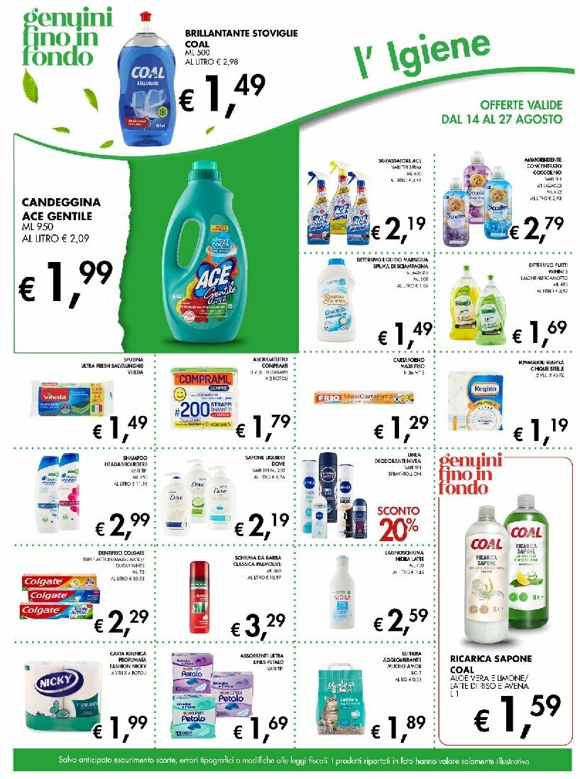 coal - Volantino Coal il Market City valido dal 14/08 al 27/08 - page: 14