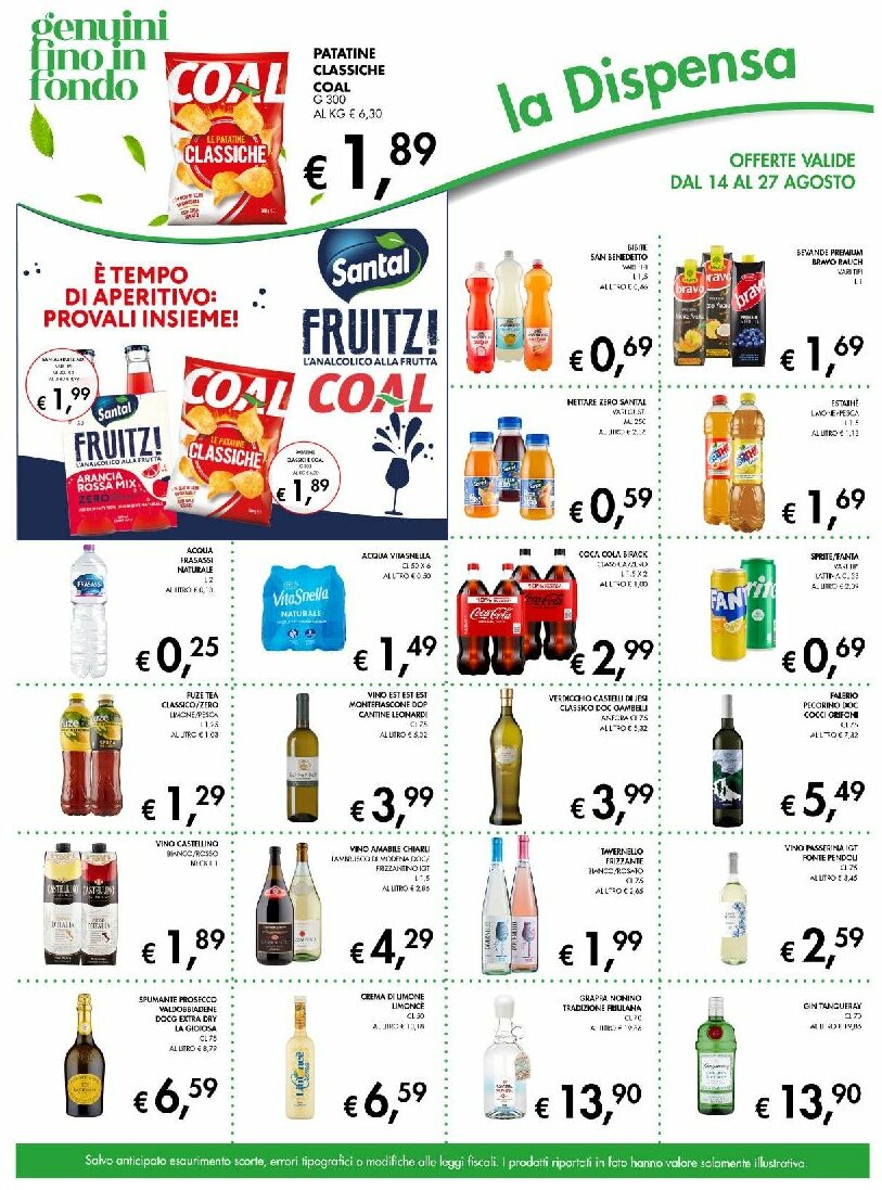 coal - Volantino Coal il Market City valido dal 14/08 al 27/08 - page: 10