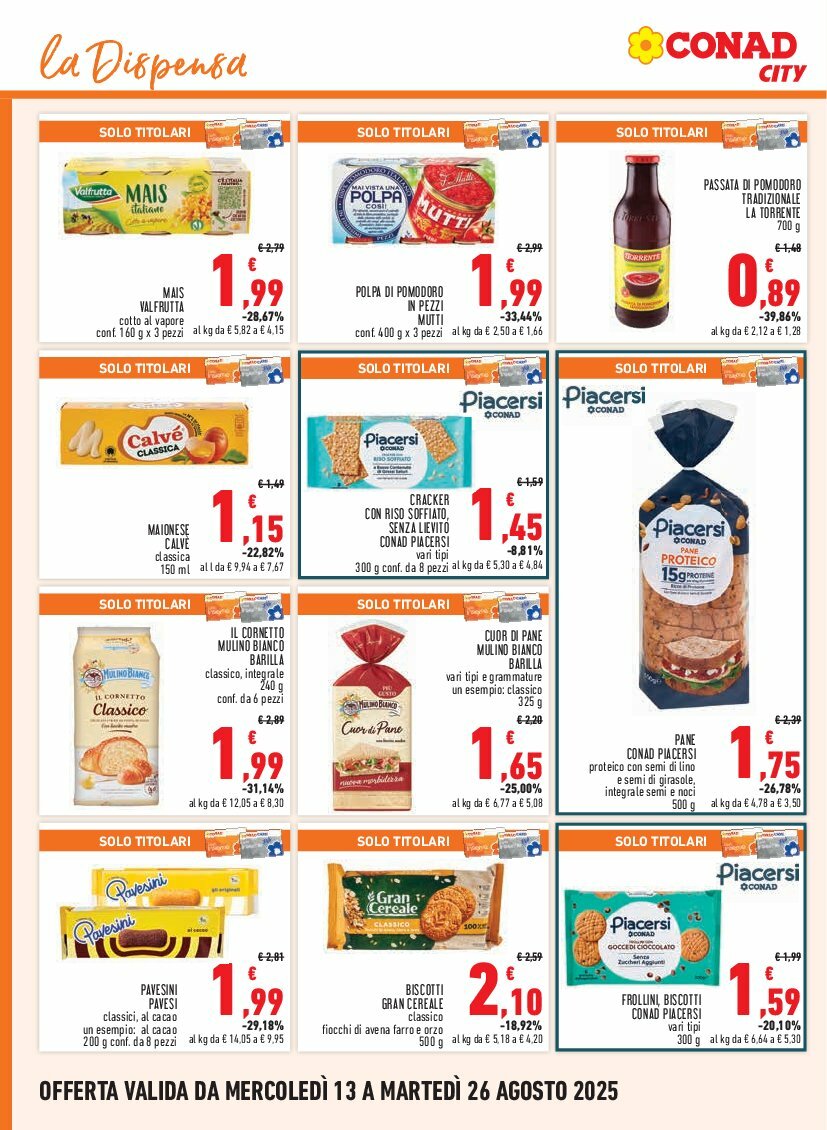 conad-city - Volantino Conad City valido dal 13/08 al 26/08 - page: 12