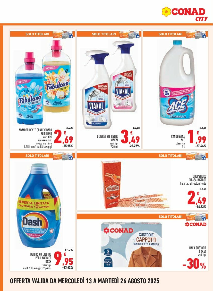 conad-city - Volantino Conad City valido dal 13/08 al 26/08 - page: 16
