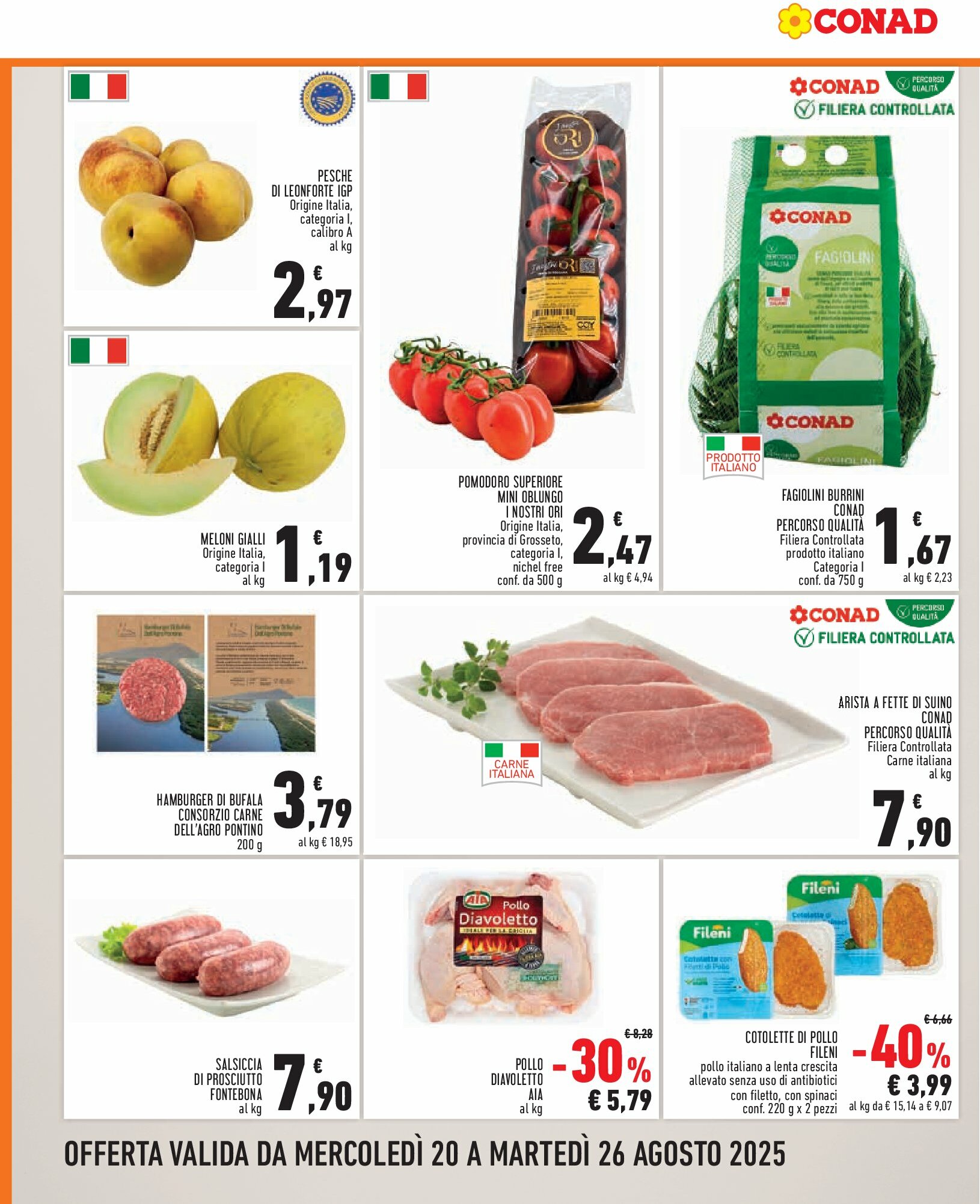 conad-city - Volantino Conad City - Convenienza Piú valido dal 20/08 al 26/08 - page: 2