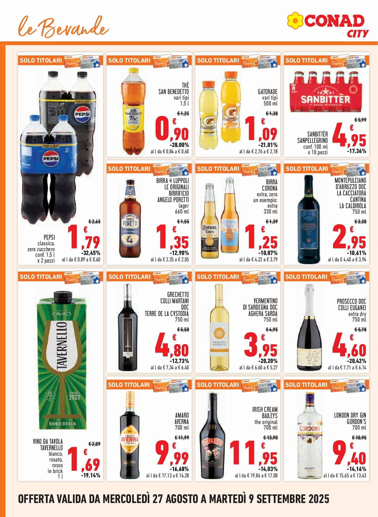 conad-city - Volantino Conad City valido dal 27/08 al 09/09 - page: 12
