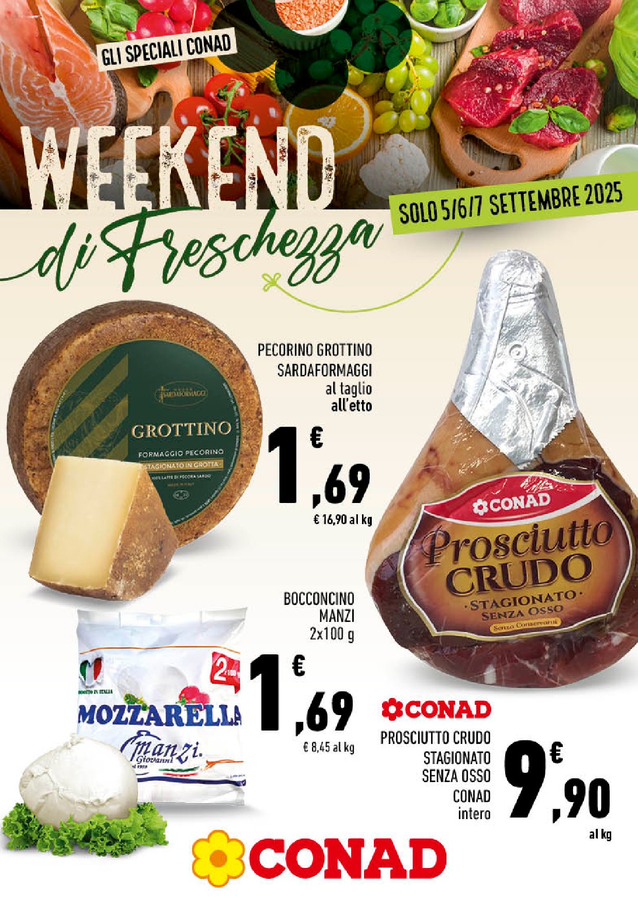 conad-city - Volantino Conad City - Weekend di Freschezza valido dal 05/09 al 07/09