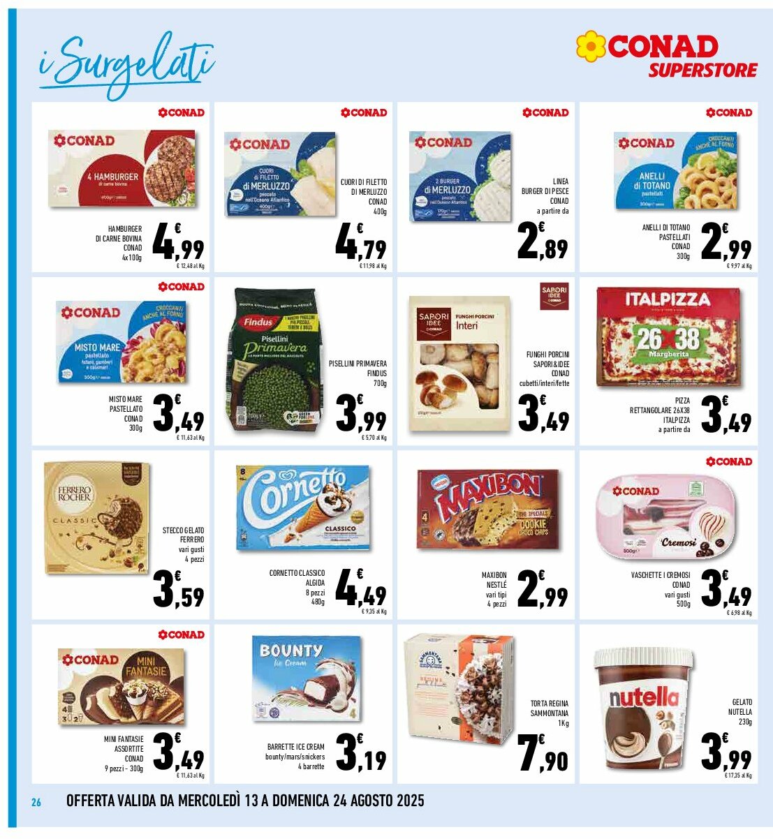 conad-superstore - Volantino Conad Superstore valido dal 13/08 al 24/08 - page: 26