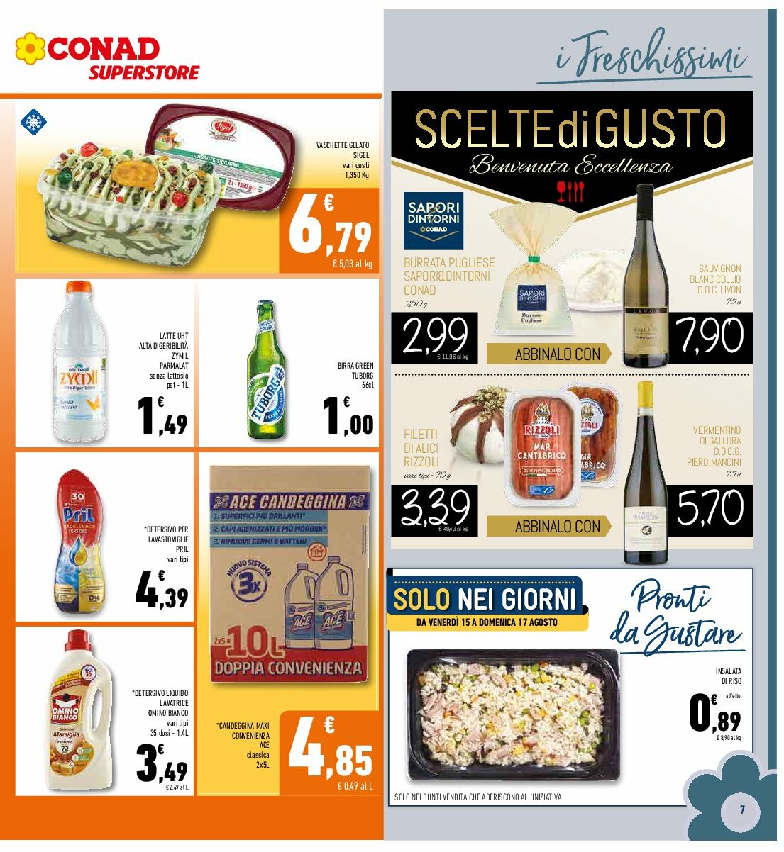 conad-superstore - Volantino Conad Superstore valido dal 13/08 al 24/08 - page: 7