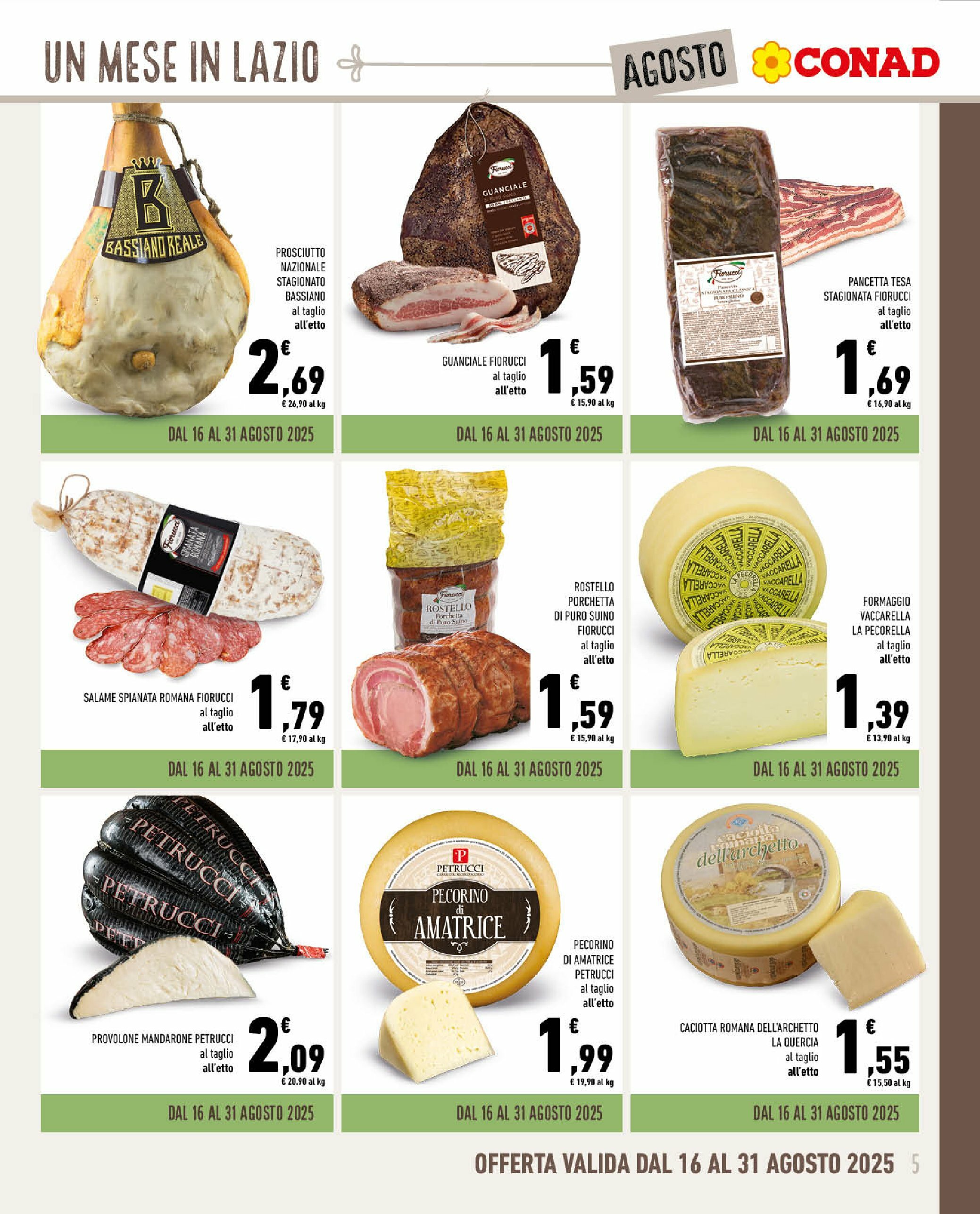 conad-superstore - Volantino Conad Superstore - Un Mese in Lazio valido dal 30/07 al 31/08 - page: 5