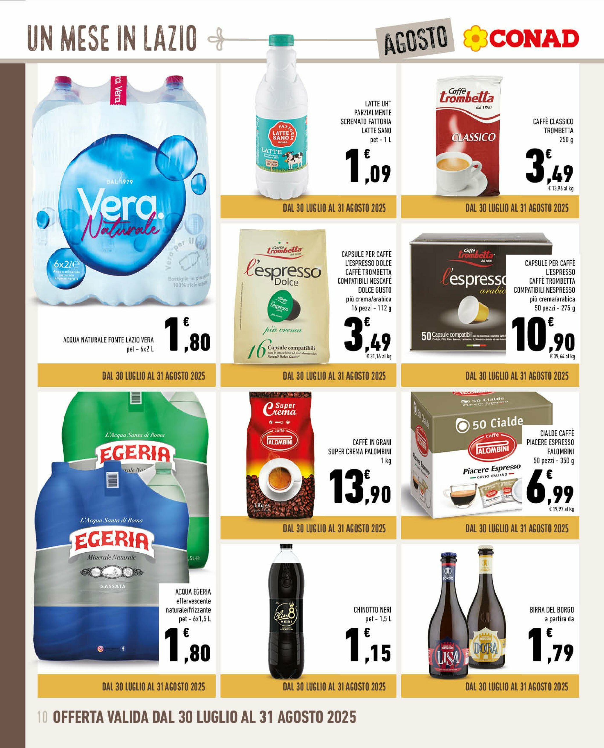conad-superstore - Volantino Conad Superstore - Un Mese in Lazio valido dal 30/07 al 31/08 - page: 10