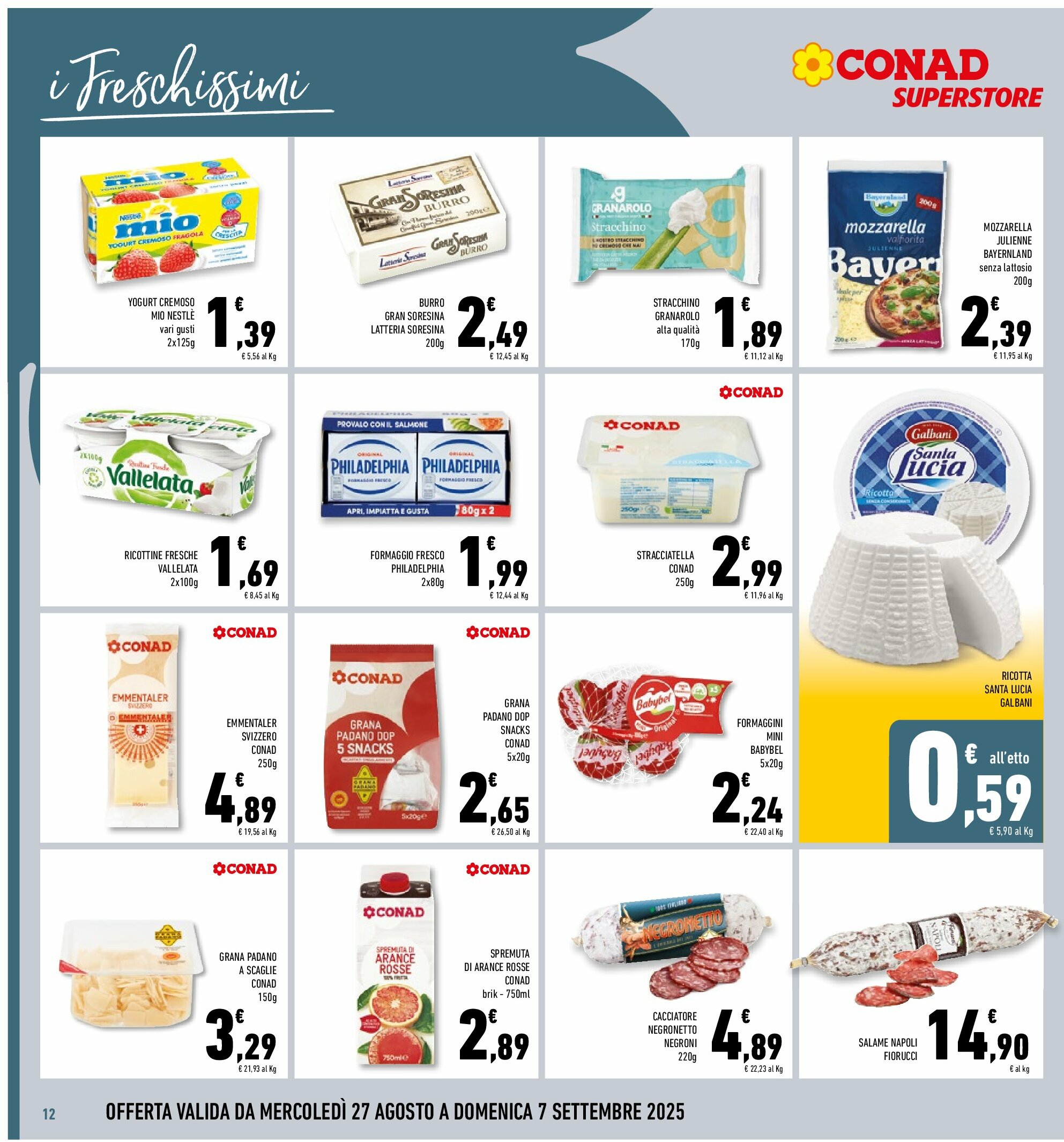 conad-superstore - Volantino Conad Superstore valido dal 27/08 al 07/09 - page: 12