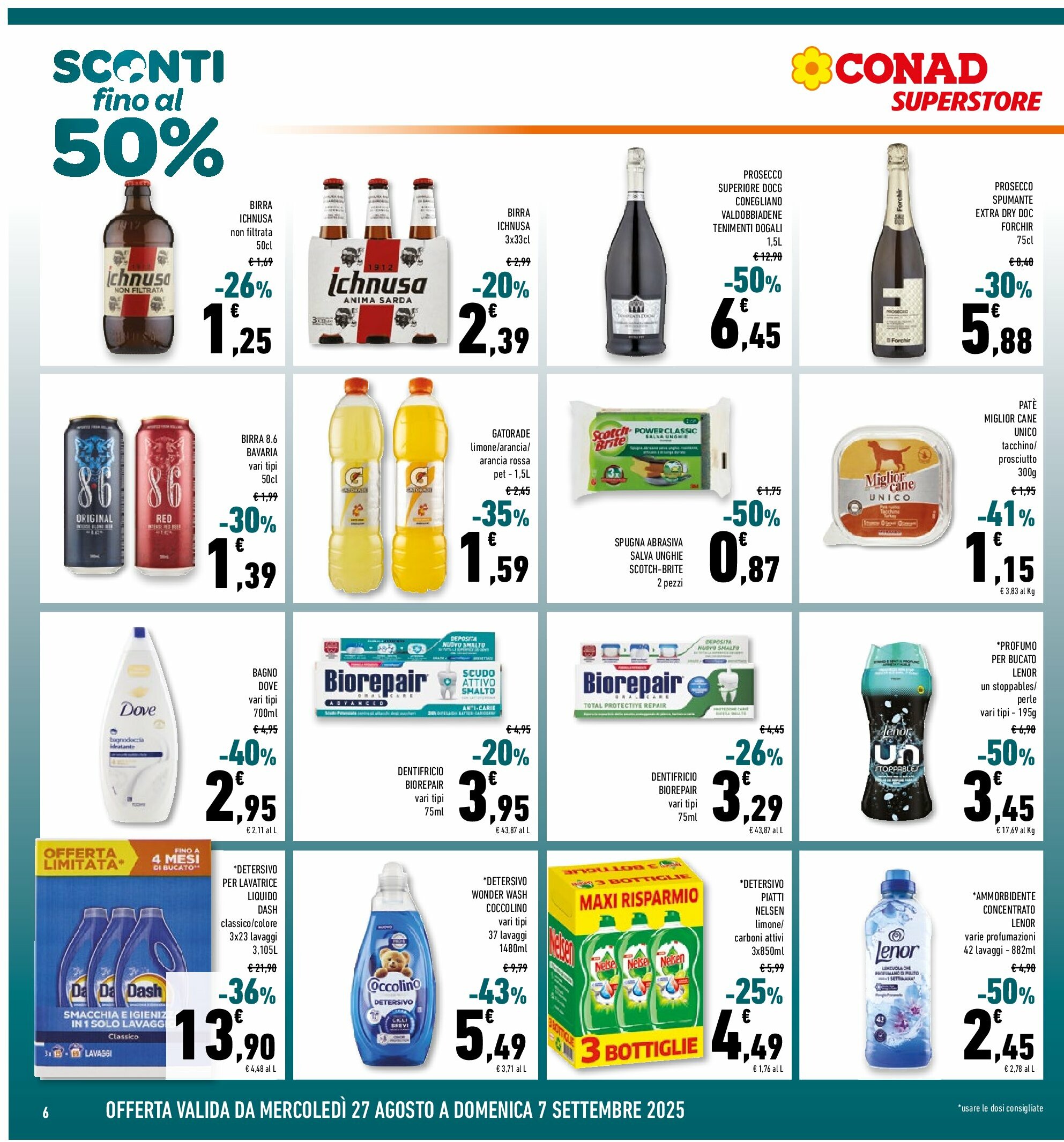 conad-superstore - Volantino Conad Superstore valido dal 27/08 al 07/09 - page: 6