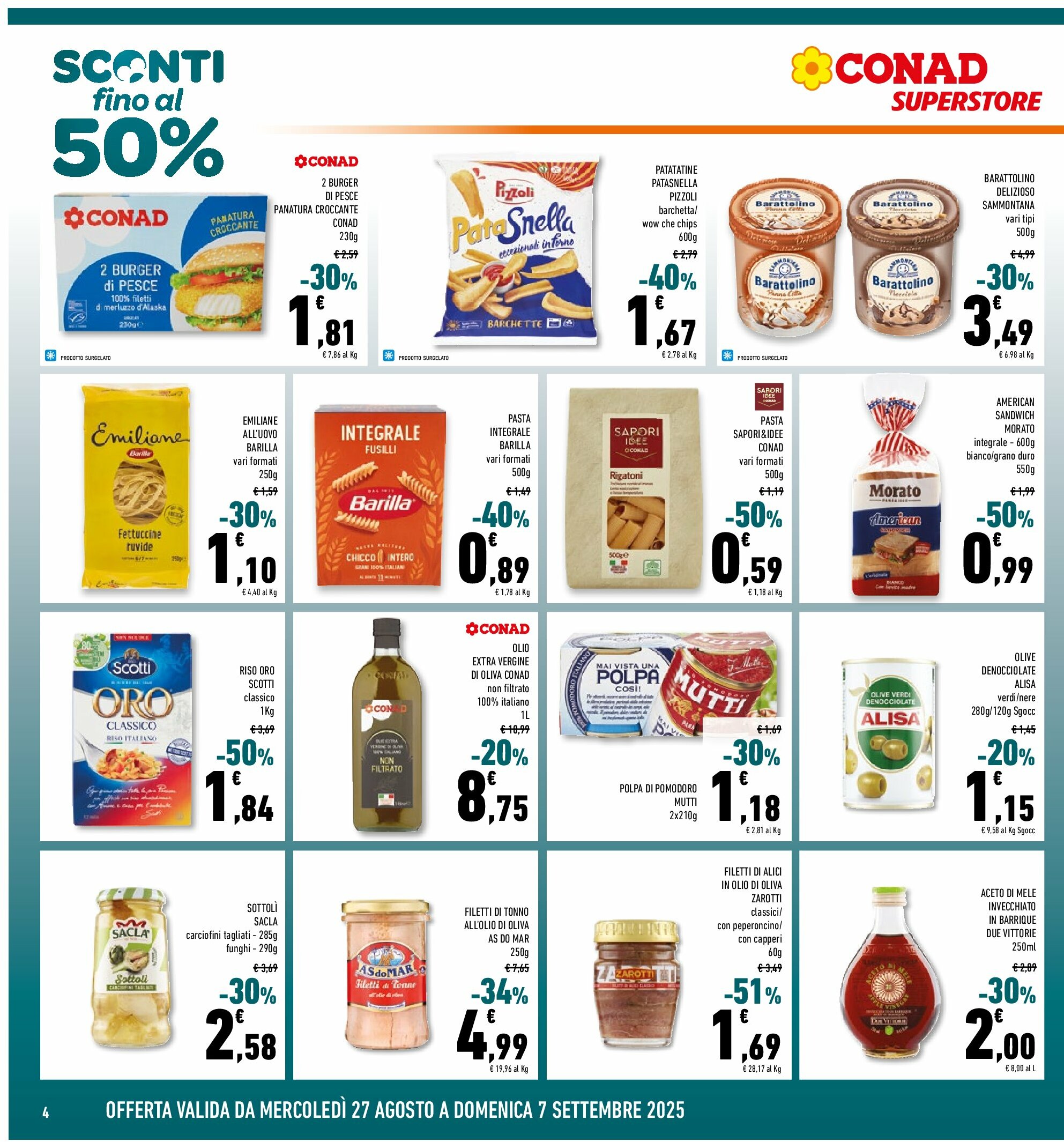 conad-superstore - Volantino Conad Superstore valido dal 27/08 al 07/09 - page: 4