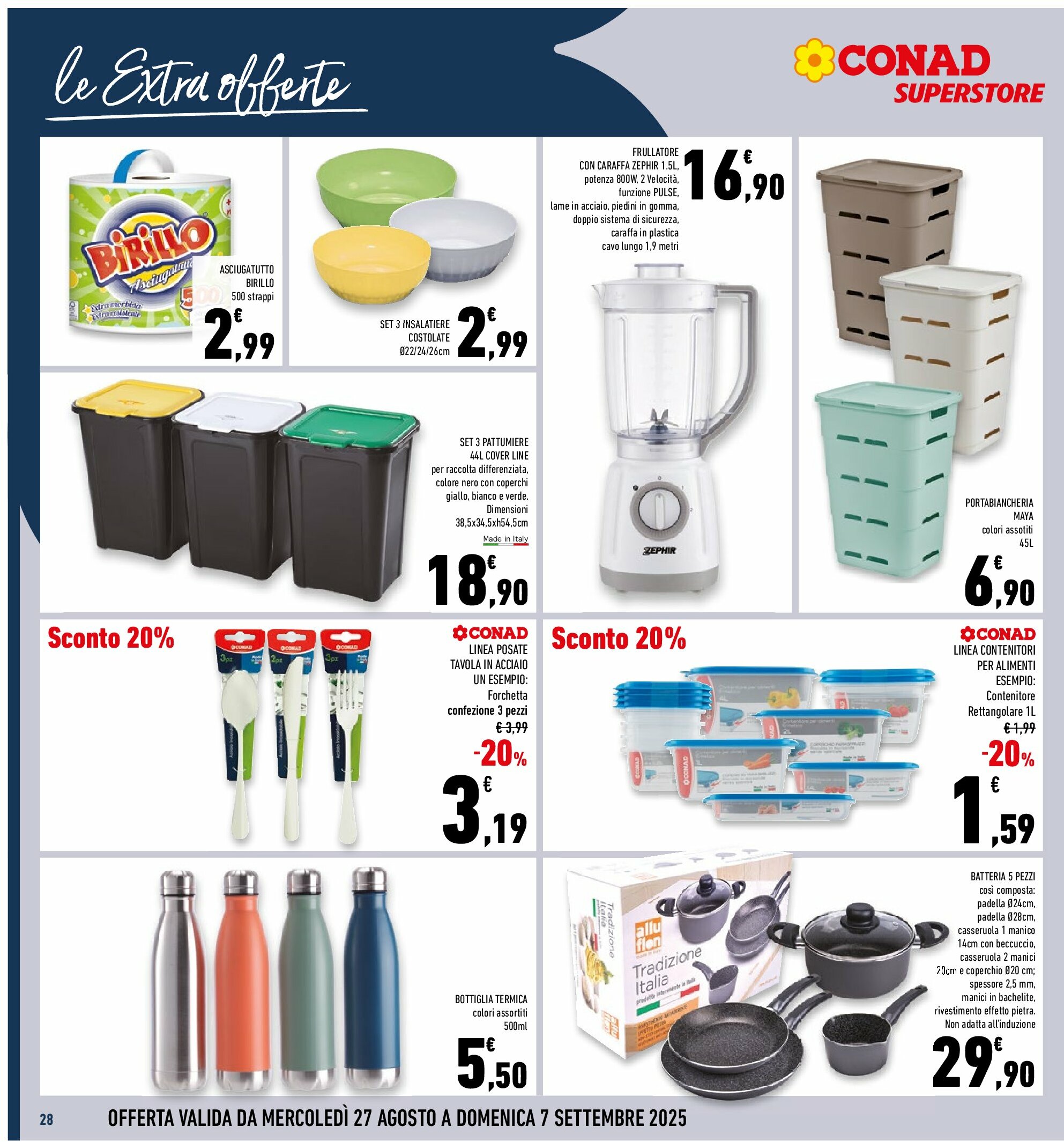 conad-superstore - Volantino Conad Superstore valido dal 27/08 al 07/09 - page: 28