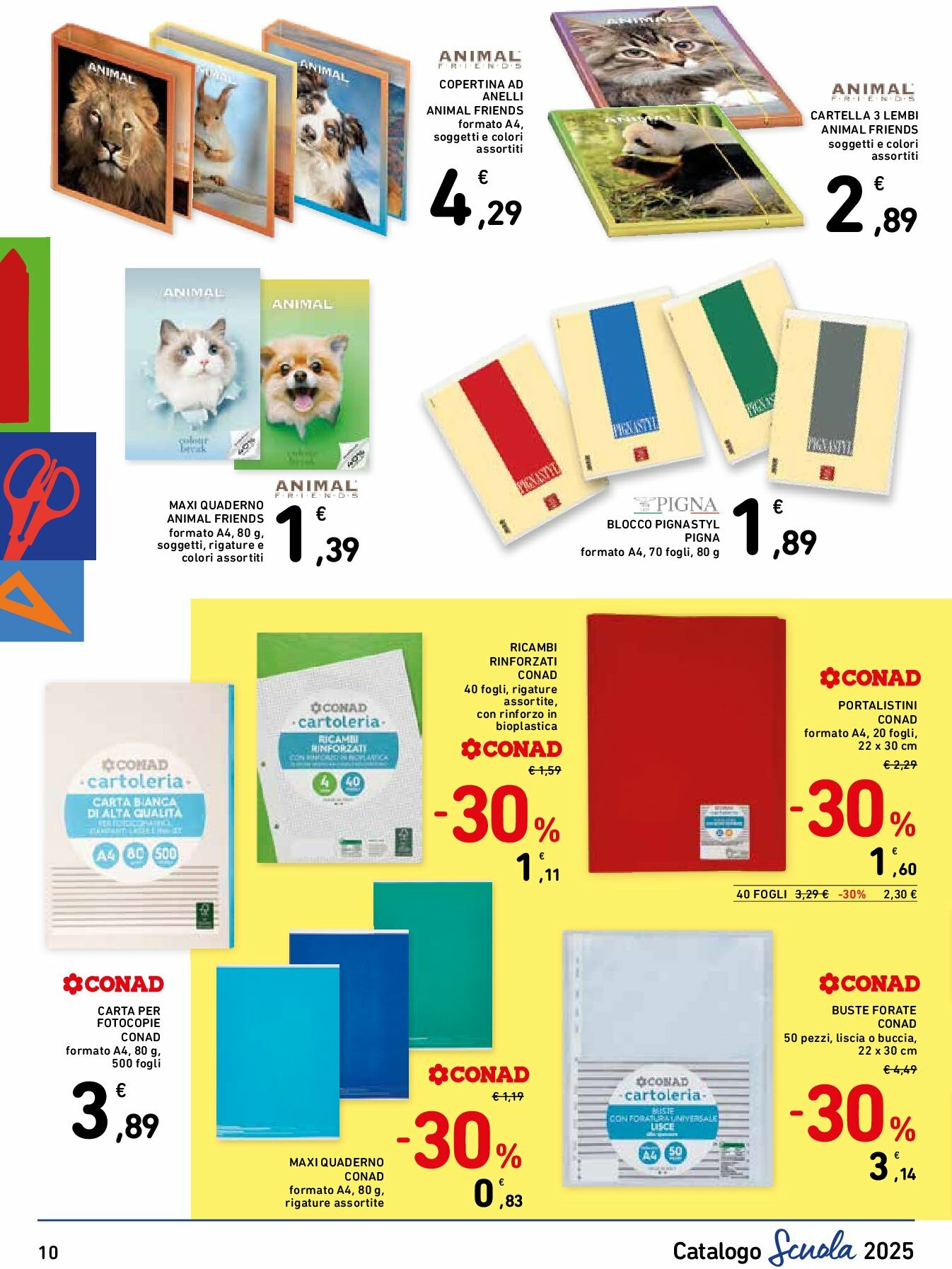 conad-superstore - Volantino Conad Superstore - Catalogo Scuola valido dal 22/08 al 30/09 - page: 10