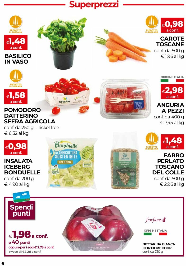 coop-firenze - Volantino Coop Firenze - Mini valido dal 07/08 al 20/08 - page: 6