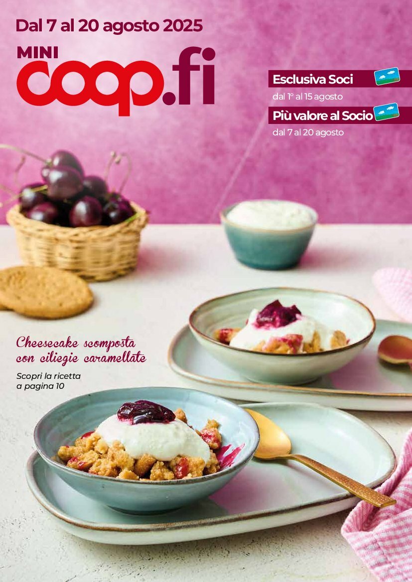 coop-firenze - Volantino Coop Firenze - Mini valido dal 07/08 al 20/08