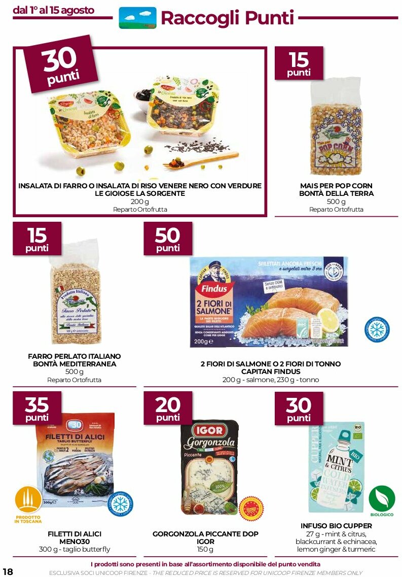 coop-firenze - Volantino Coop Firenze - Mini valido dal 07/08 al 20/08 - page: 18