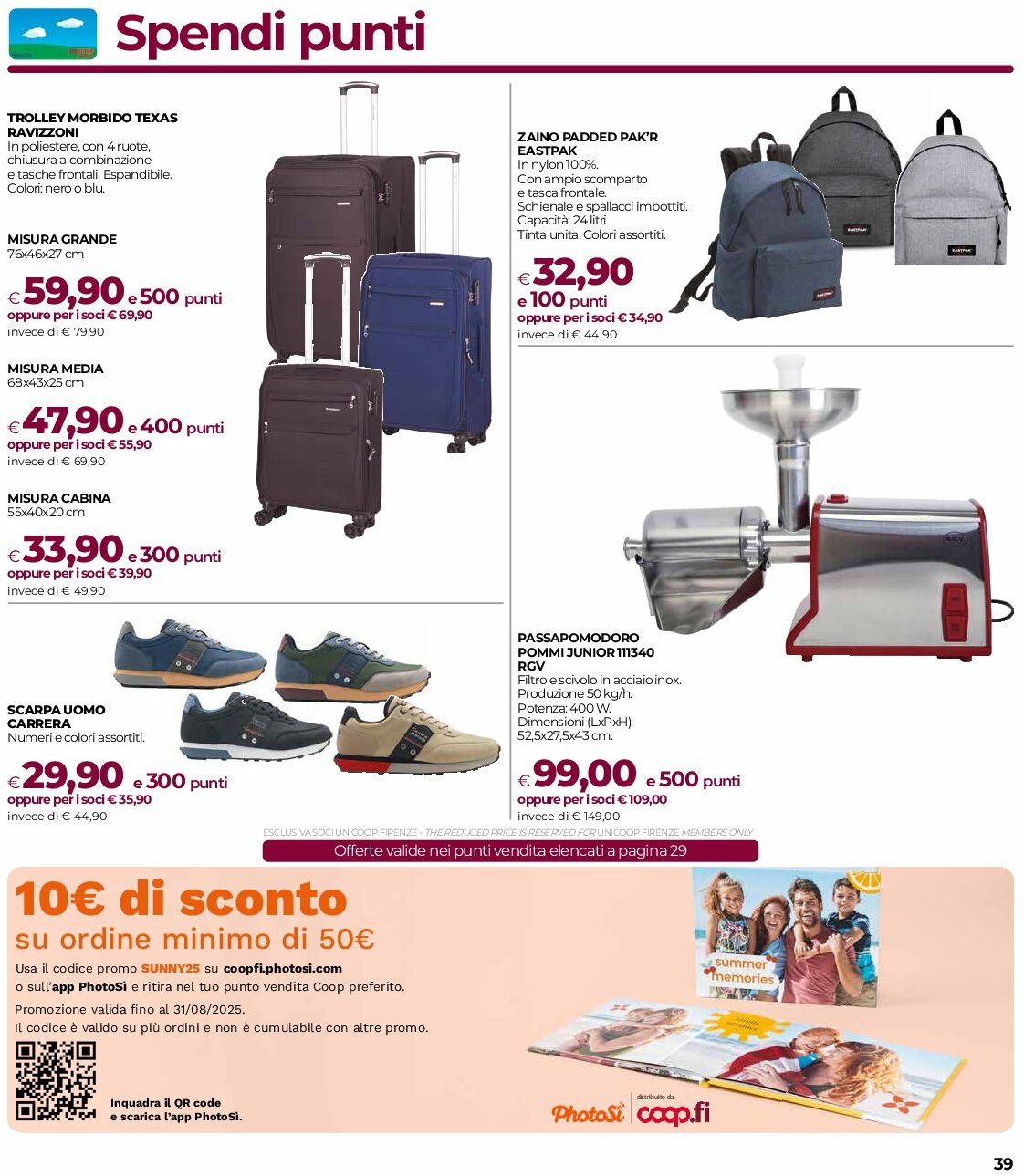 coop-firenze - Volantino Coop Firenze valido dal 14/08 al 27/08 - page: 39