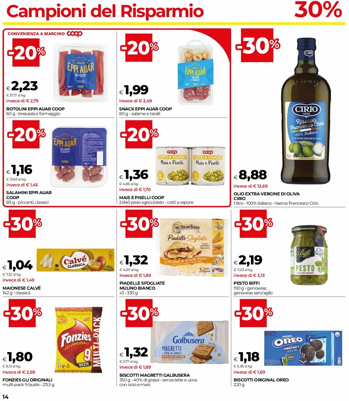 coop-firenze - Volantino Coop Firenze valido dal 14/08 al 27/08 - page: 14