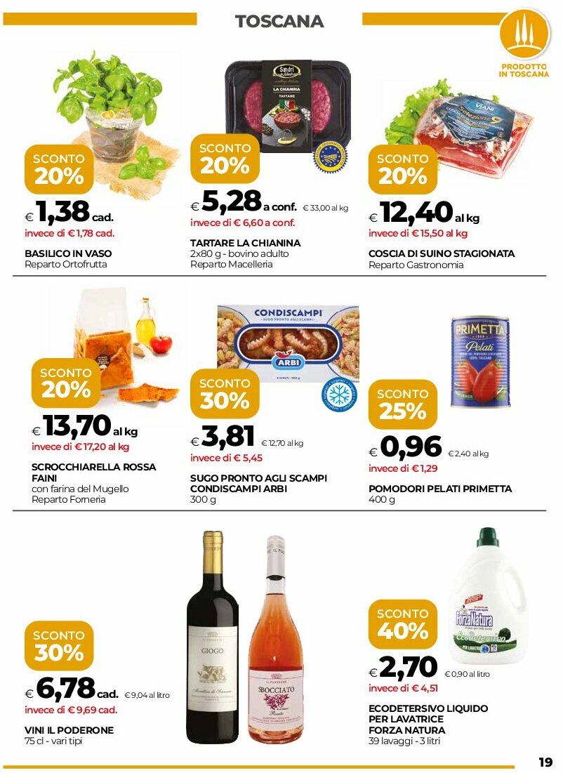 coop-firenze - Volantino Coop Firenze - Il tuo supermercato valido dal 14/08 al 27/08 - page: 19