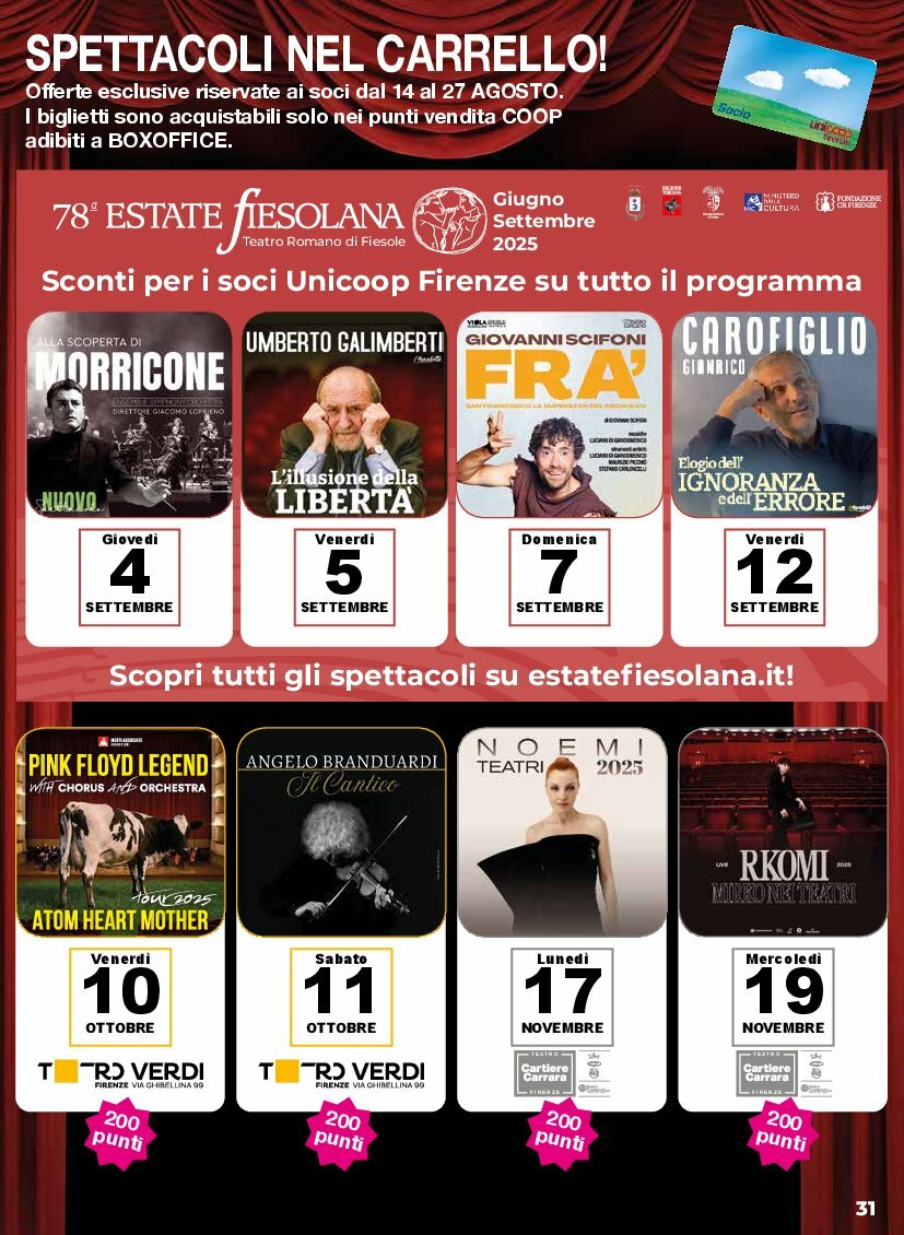 coop-firenze - Volantino Coop Firenze - Il tuo supermercato valido dal 14/08 al 27/08 - page: 31