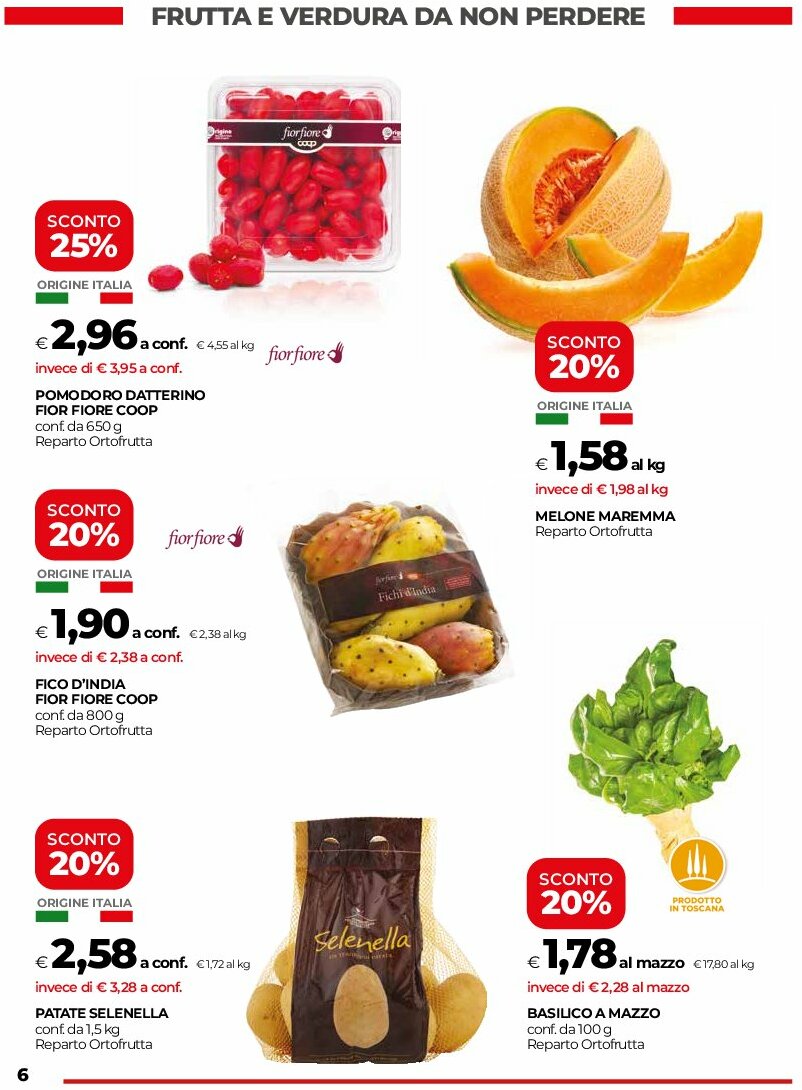 coop-firenze - Volantino Coop Firenze - Il tuo supermercato valido dal 14/08 al 27/08 - page: 6