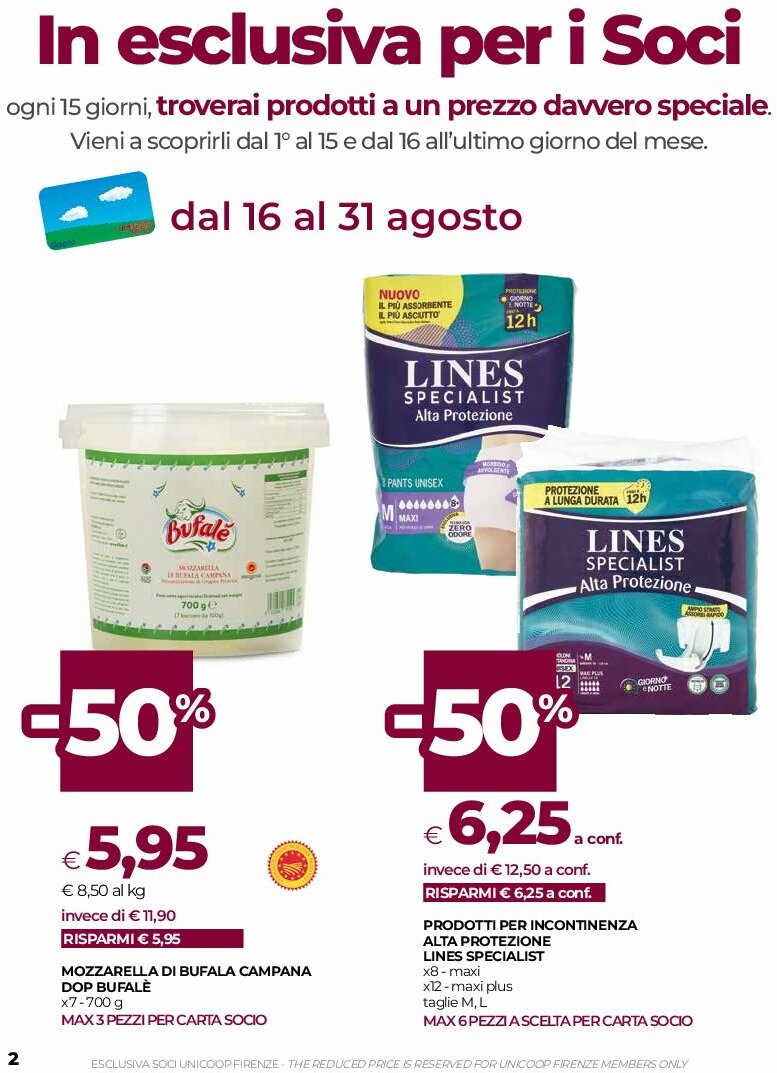 coop-firenze - Volantino Coop Firenze - Il tuo supermercato valido dal 14/08 al 27/08 - page: 2