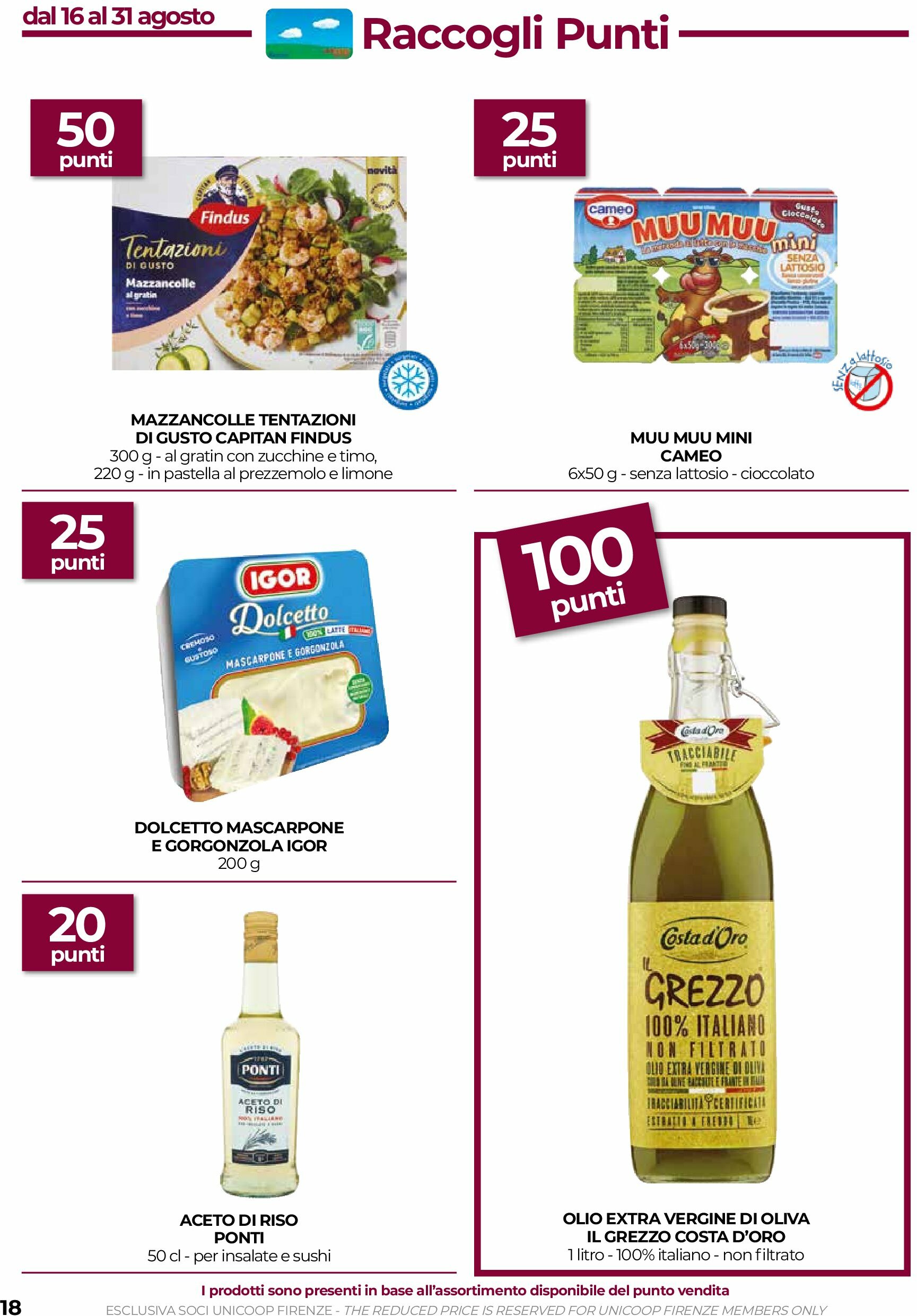 coop-firenze - Volantino Coop Firenze - Mini valido dal 21/08 al 03/09 - page: 18