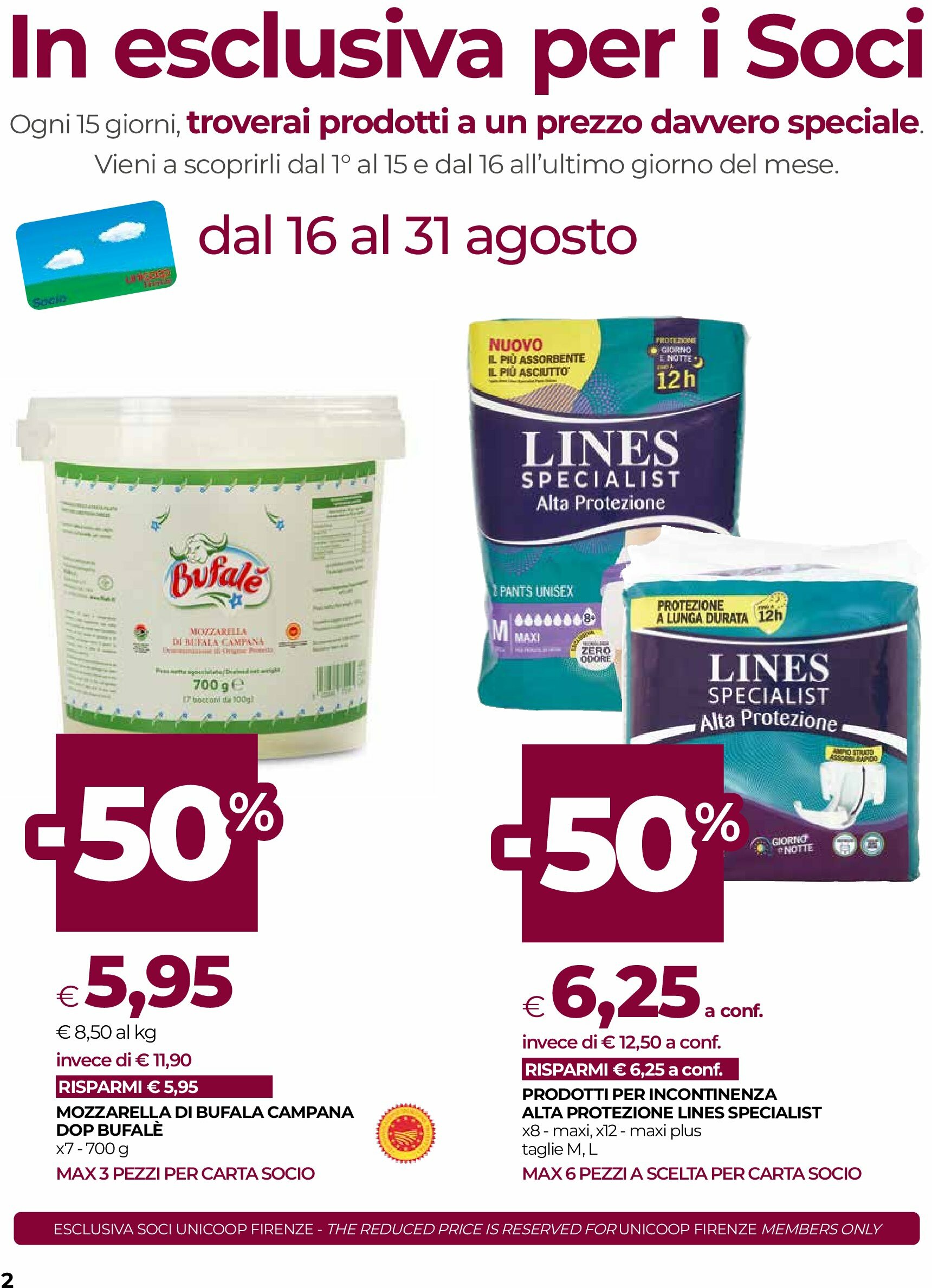 coop-firenze - Volantino Coop Firenze valido dal 21/08 al 03/09 - page: 2