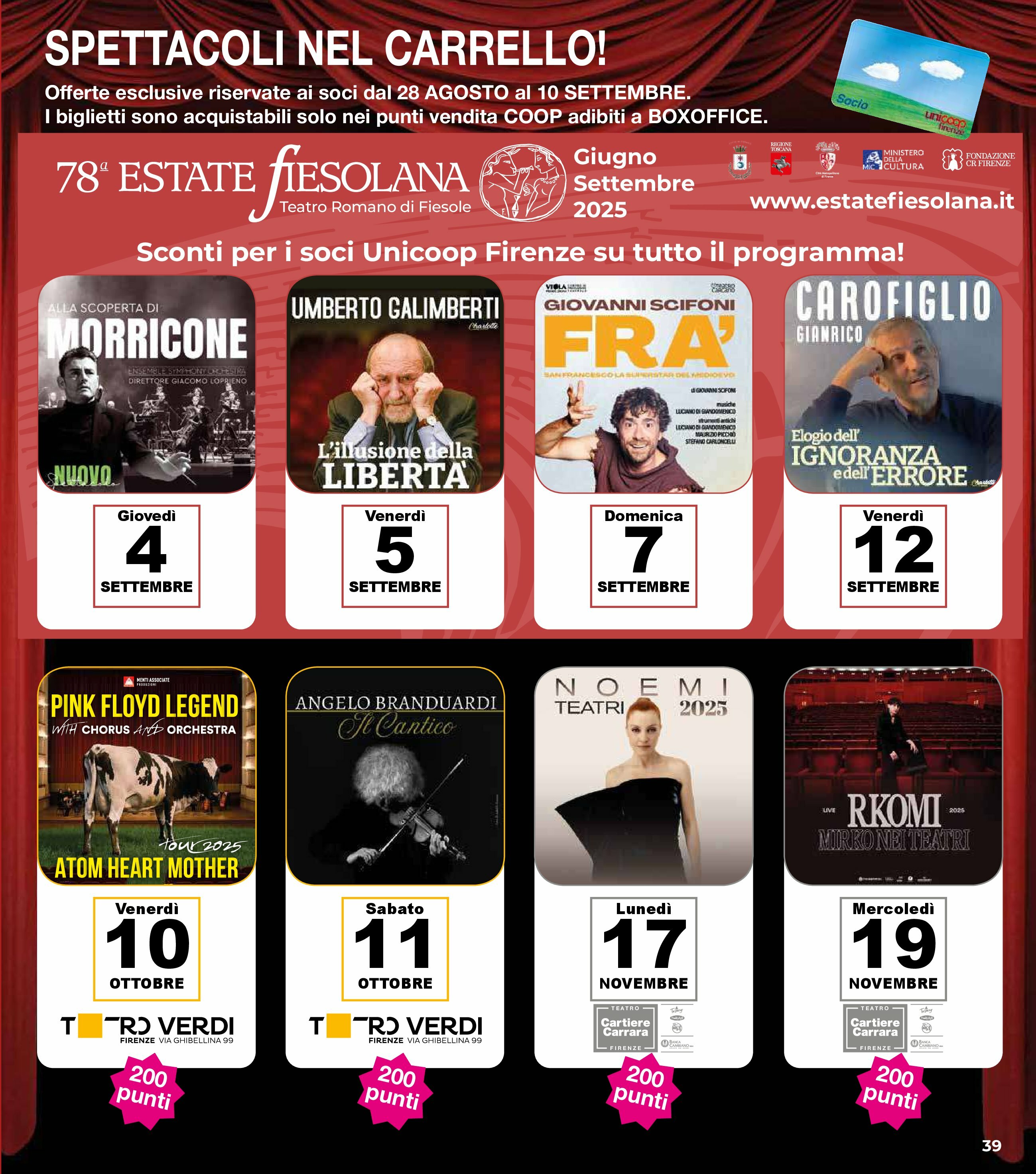 coop-firenze - Volantino Coop Firenze valido dal 28/08 al 10/09 - page: 39