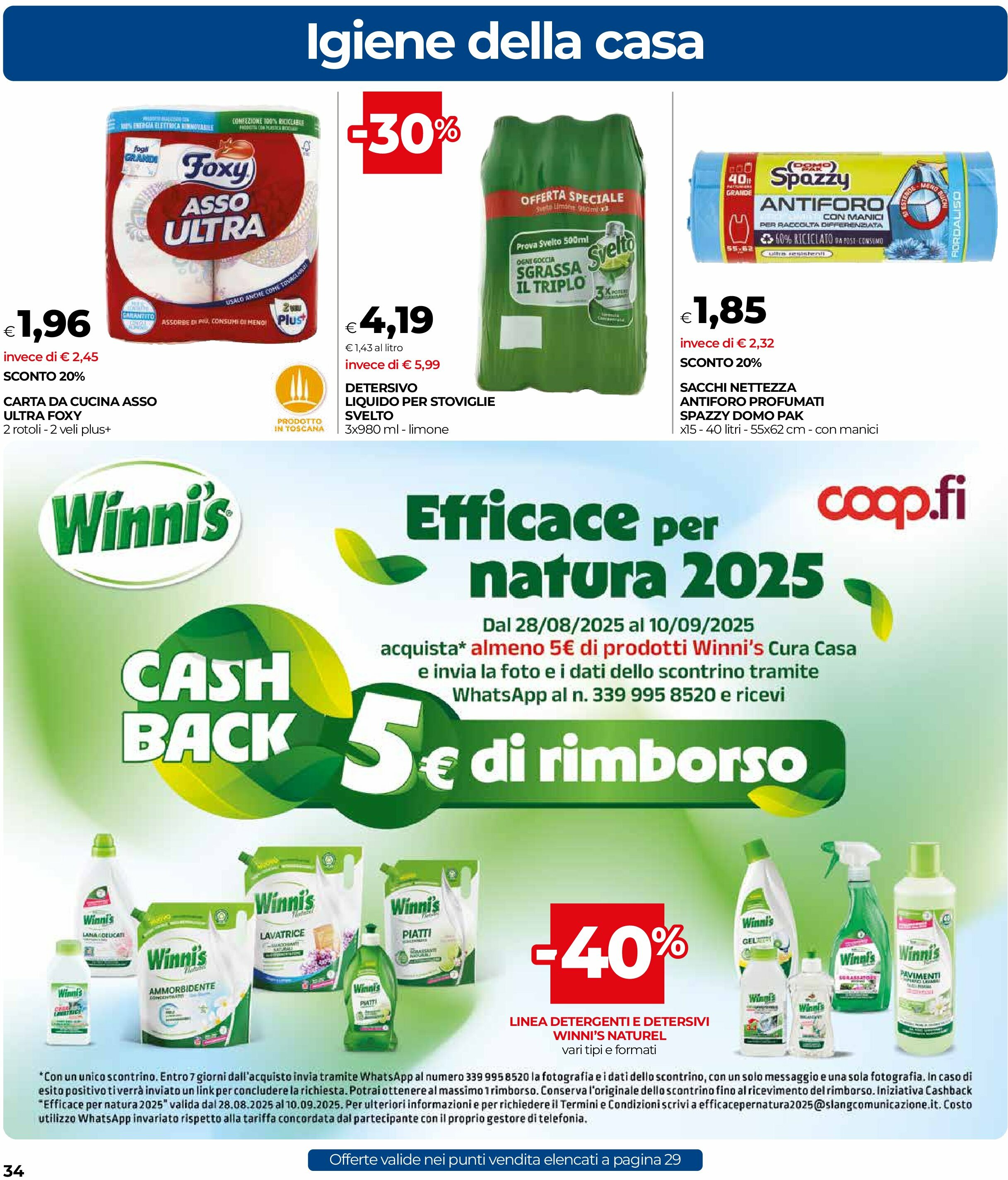 coop-firenze - Volantino Coop Firenze valido dal 28/08 al 10/09 - page: 34