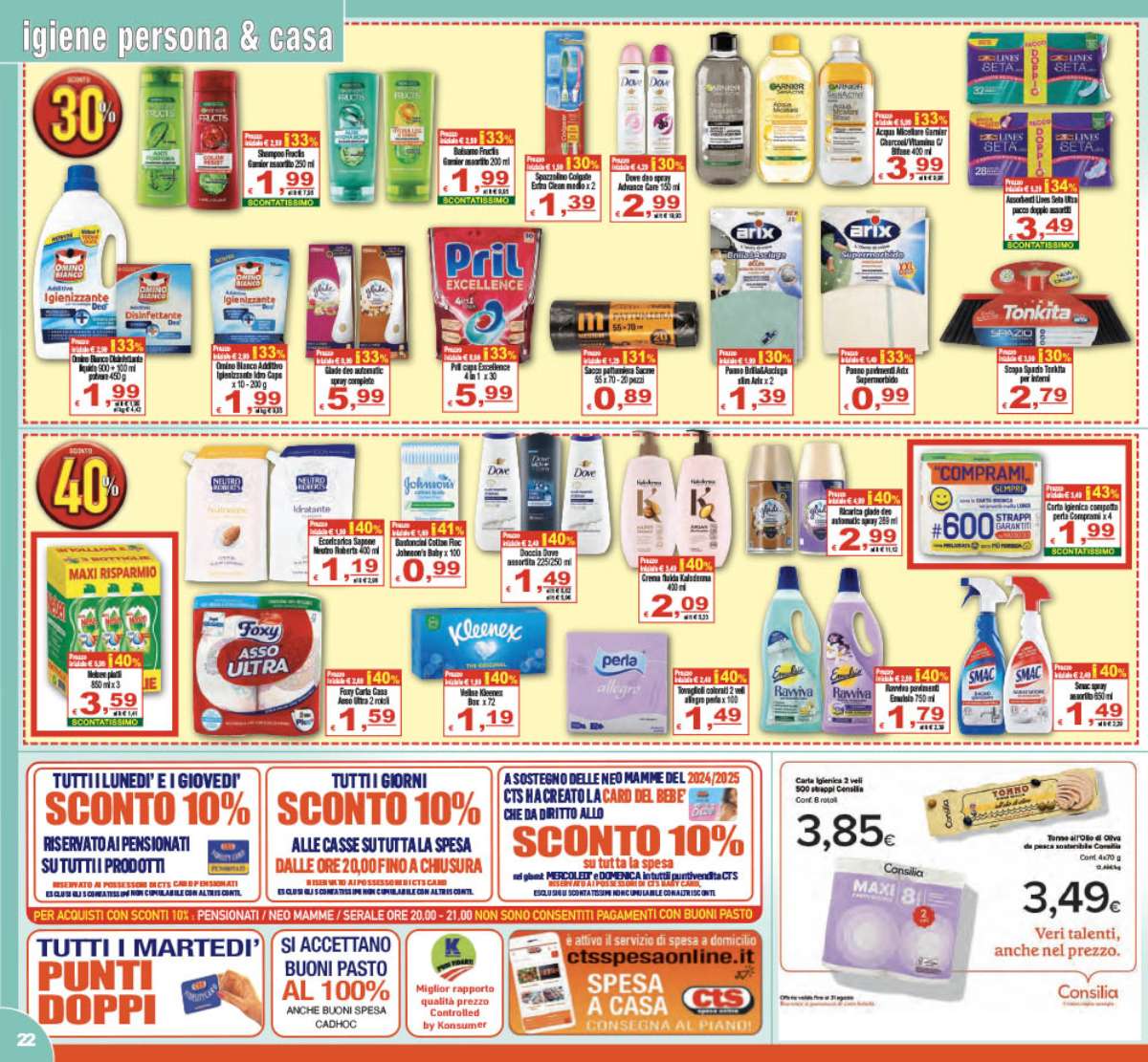 cts-supermercati - Volantino CTS supermercati valido dal 27/08 al 03/09 - page: 22